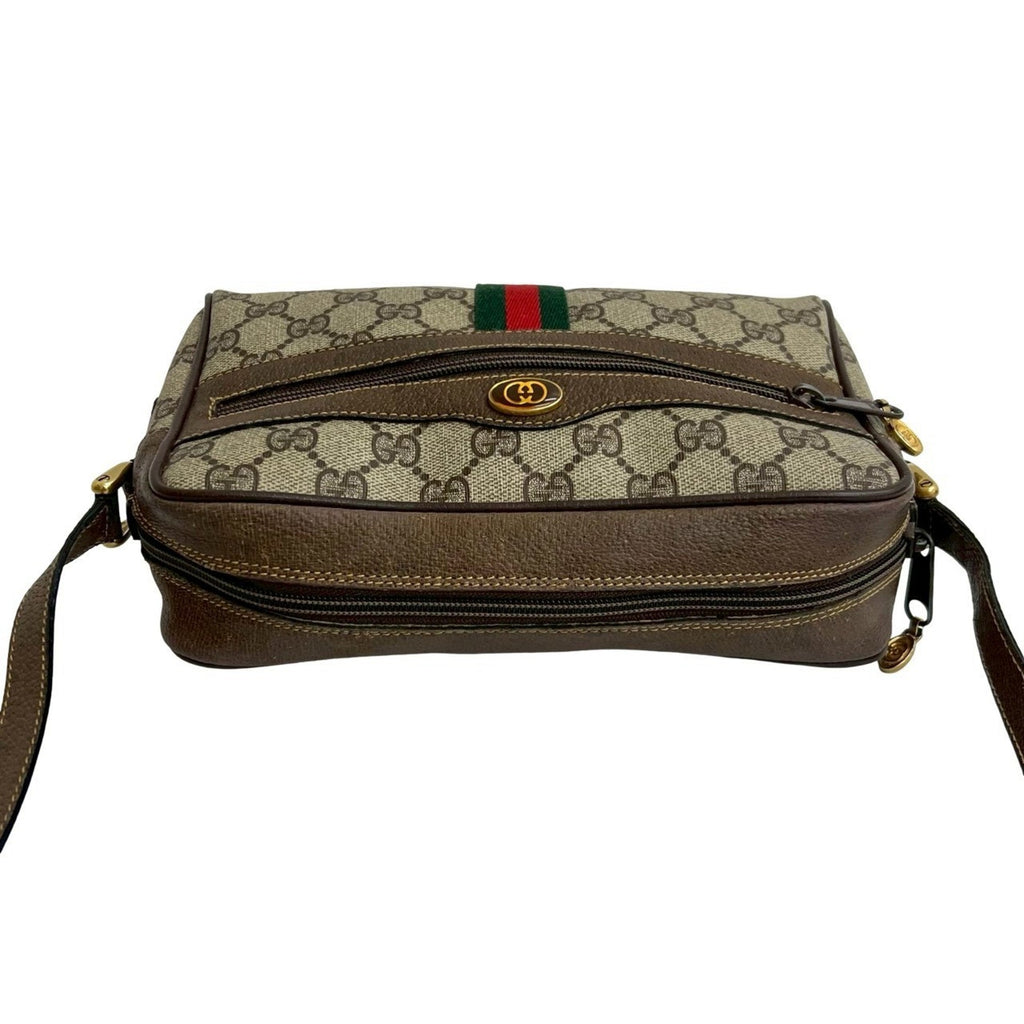 Ophidia Shoulder Bag GG Coated Canvas Small