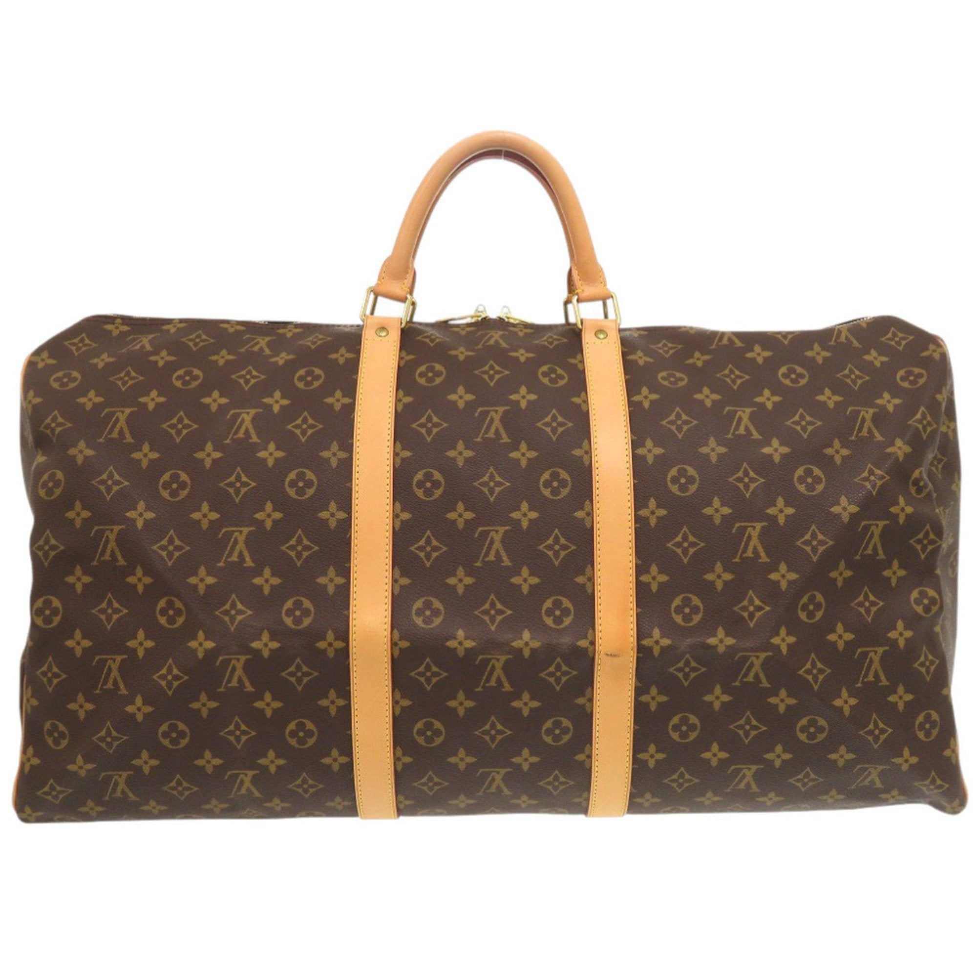Louis Vuitton Brown Monogram Canvas Boston Bag (Pre-Owned)