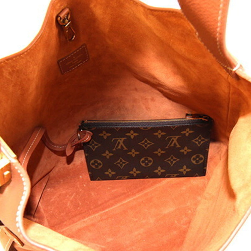 Louis Vuitton Cognac Leather Shoulder Bag (Pre-Owned)
