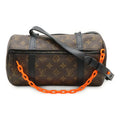 Louis Vuitton Black Brown Monogram Orange Monogram Shoulder Bag (Pre-Owned)