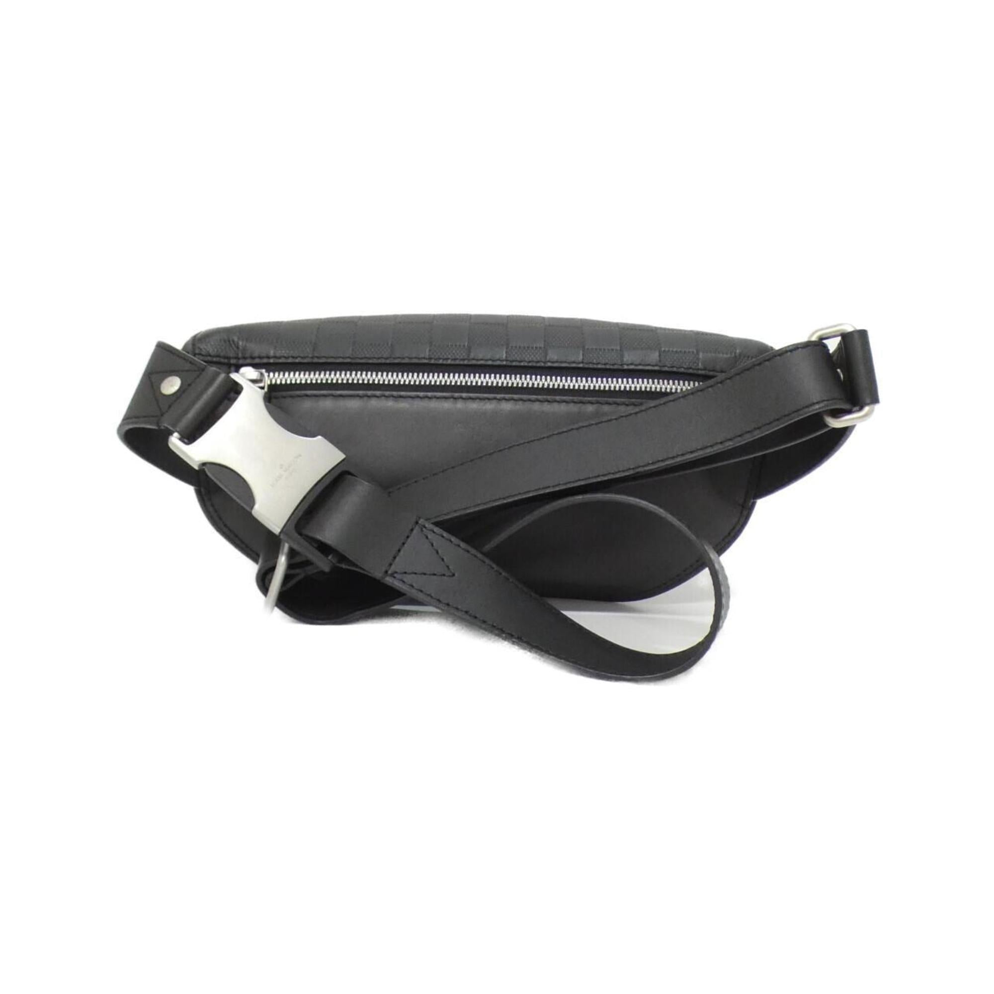 Louis Vuitton Infini Onyx Leather Fanny Pack Shoulder Bag Sling Bag (Pre-Owned)