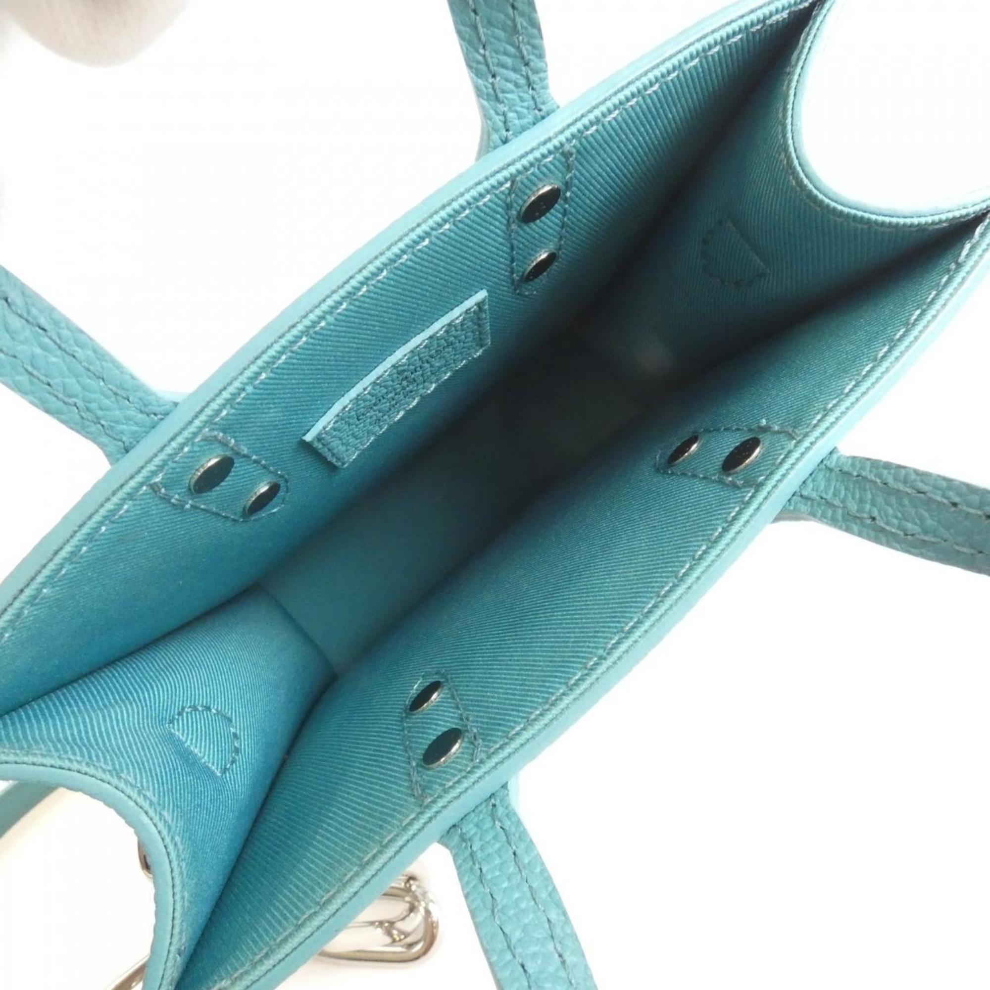 Louis Vuitton Turquoise Leather Handbag (Pre-Owned)