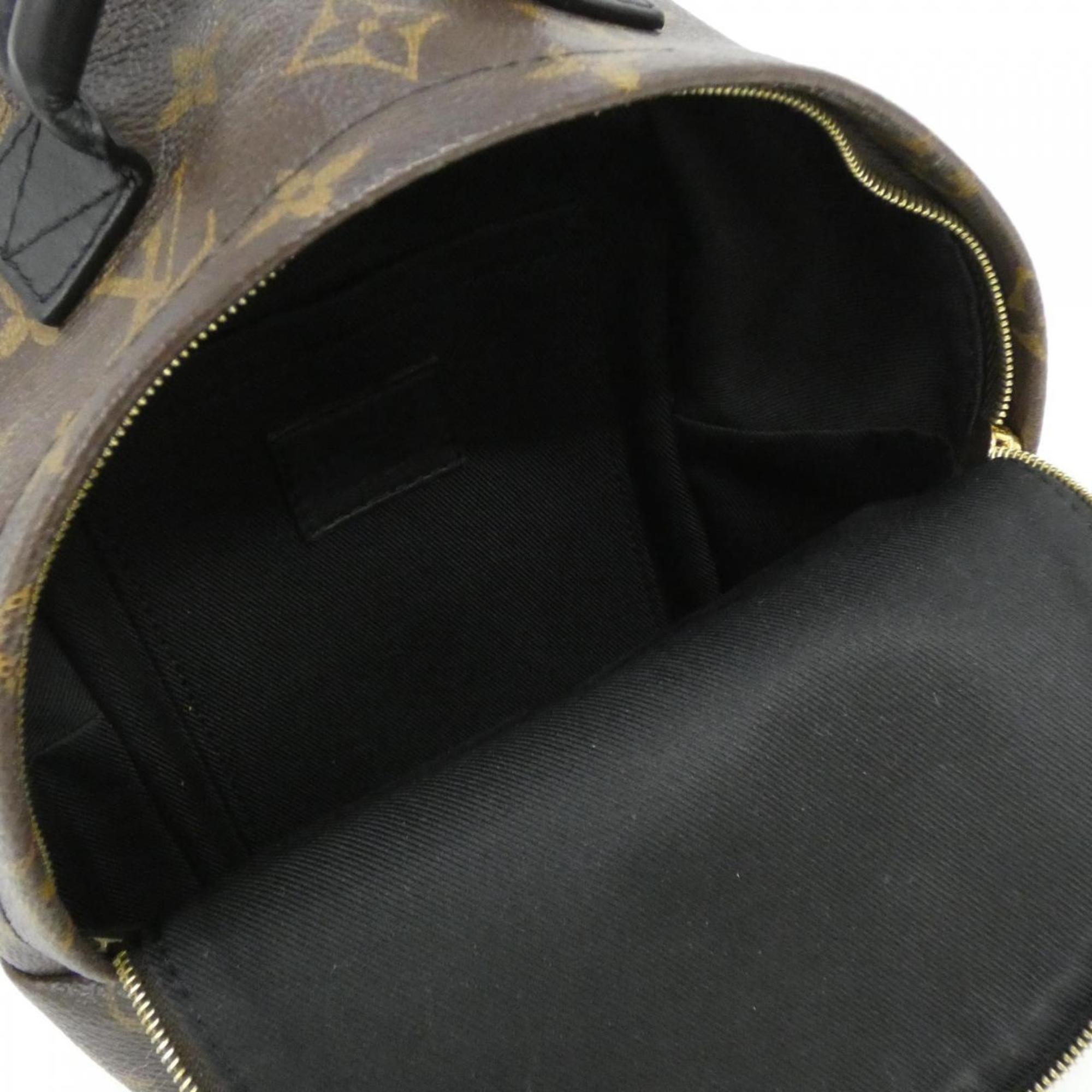 Louis Vuitton Marron Coated Canvas Backpack (Pre-Owned)