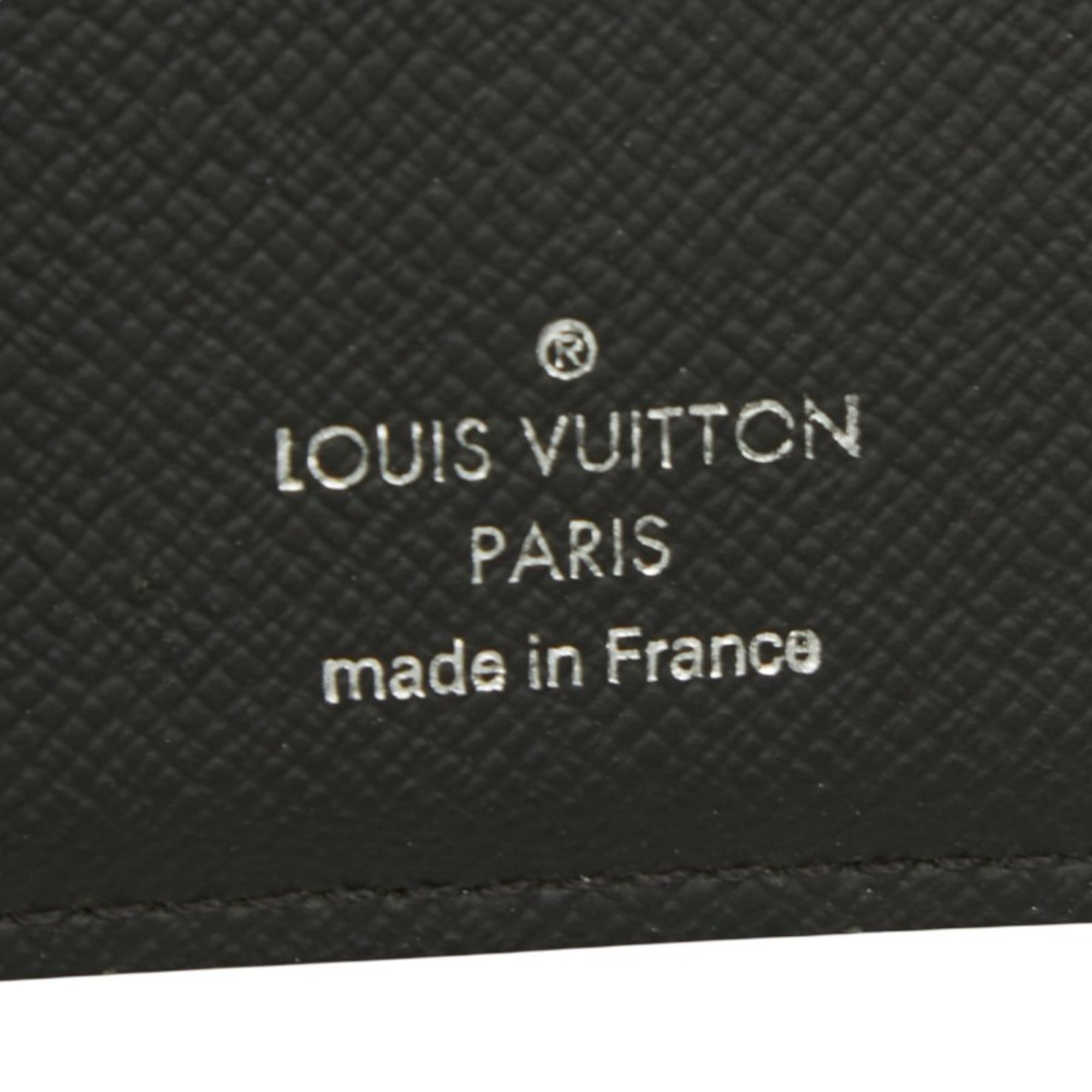 Louis Vuitton Damier Graphite Black Gray Damier Graphite Long Wallet (Bi-Fold) (Pre-Owned)