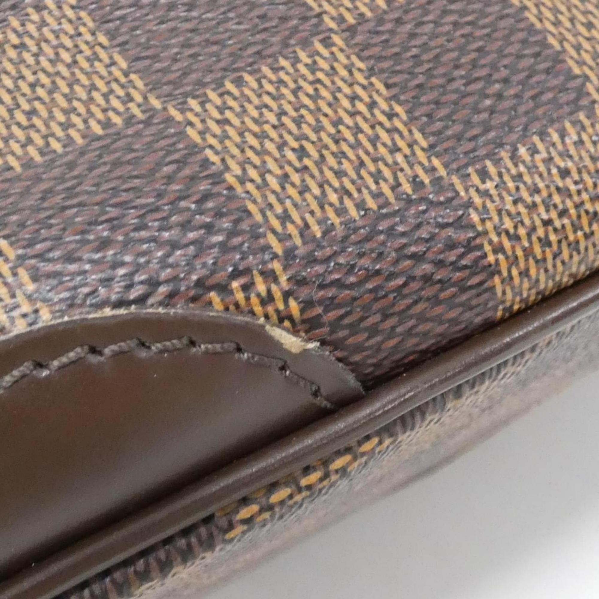Louis Vuitton Brown Coated Canvas Handbag (Pre-Owned)