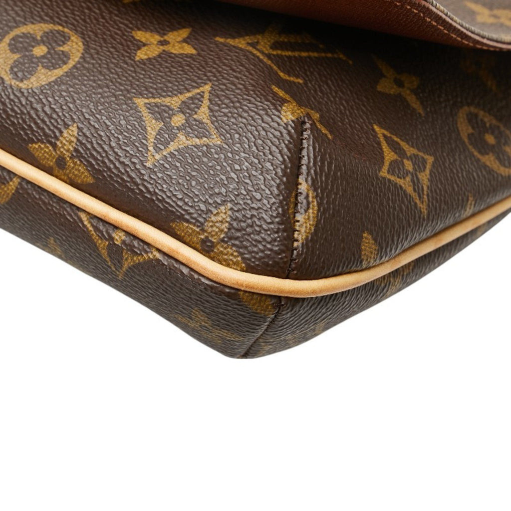 Louis Vuitton Brown Pvc Leather Shoulder Bag (Pre-Owned)