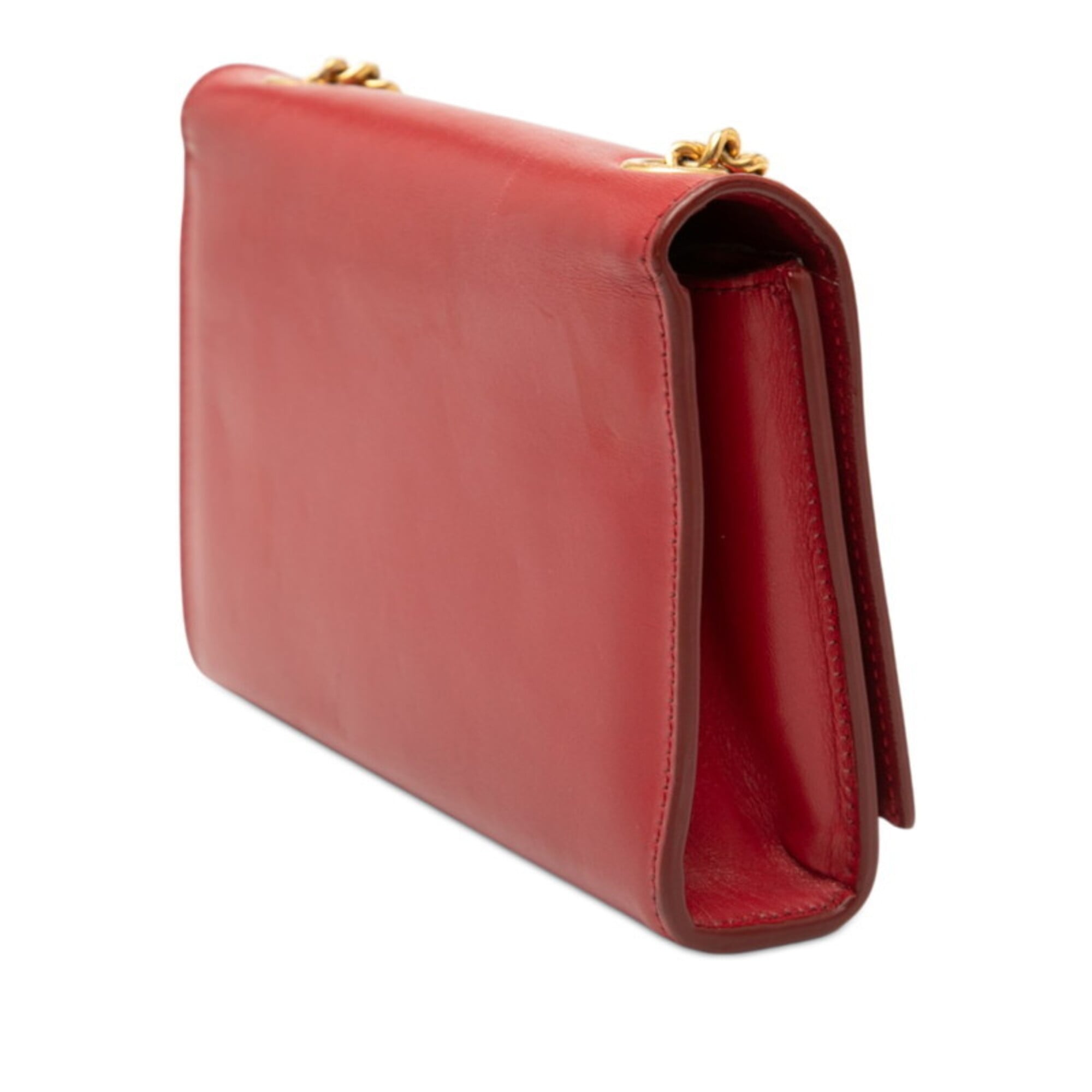 Classic Monogram Tassel Crossbody Bag Leather Small