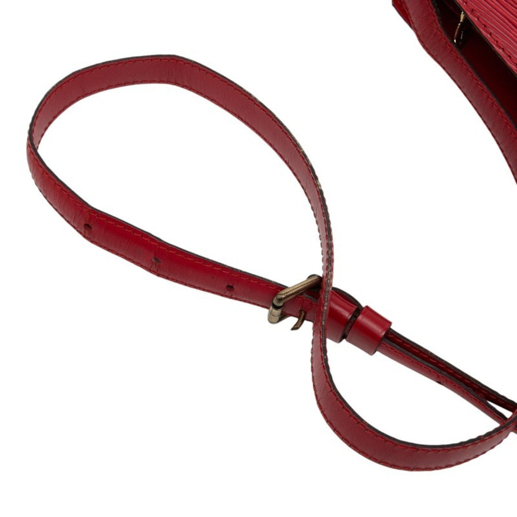 Louis Vuitton Castilian Red Leather Shoulder Bag (Pre-Owned)