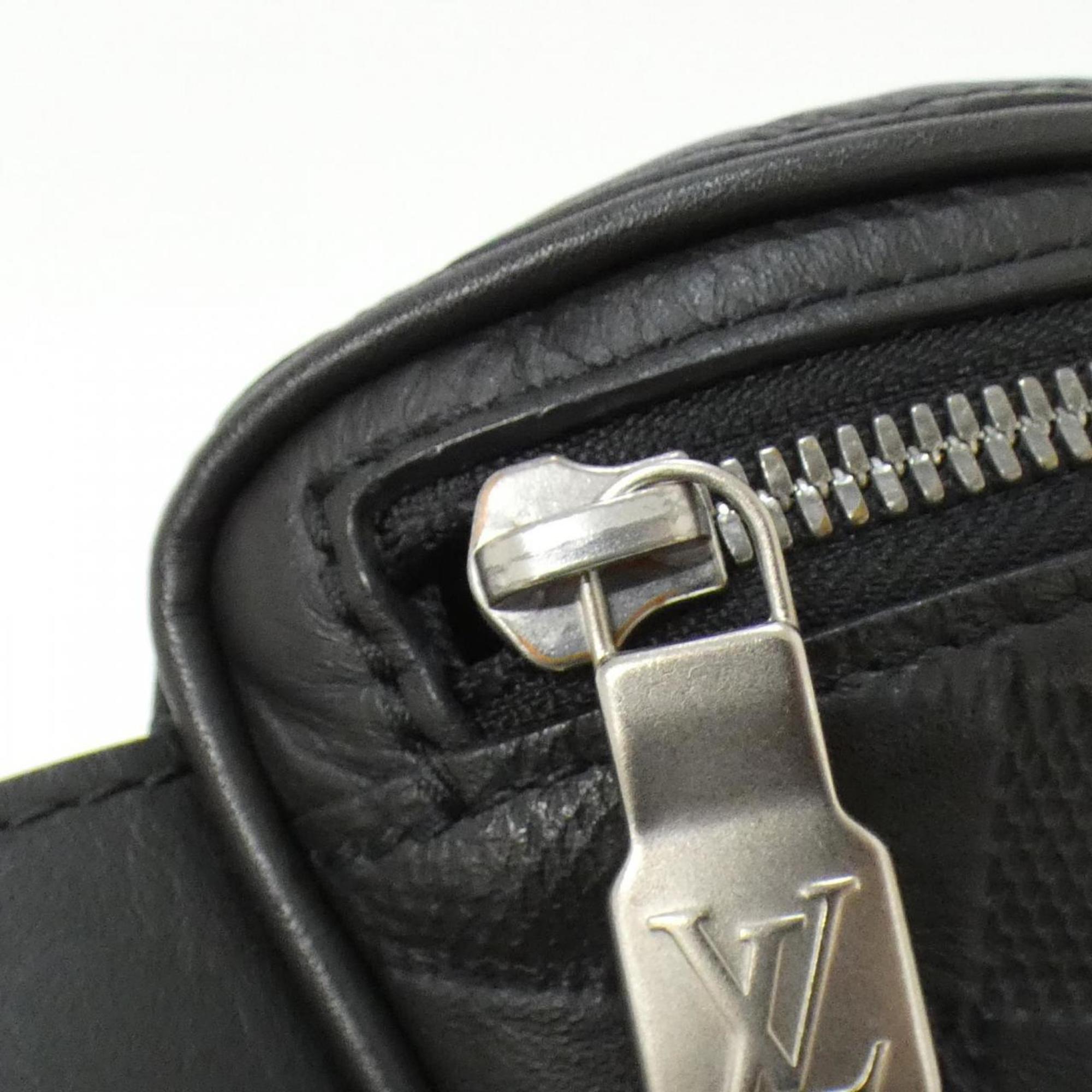 Louis Vuitton Infini Onyx Leather Fanny Pack Shoulder Bag Sling Bag (Pre-Owned)