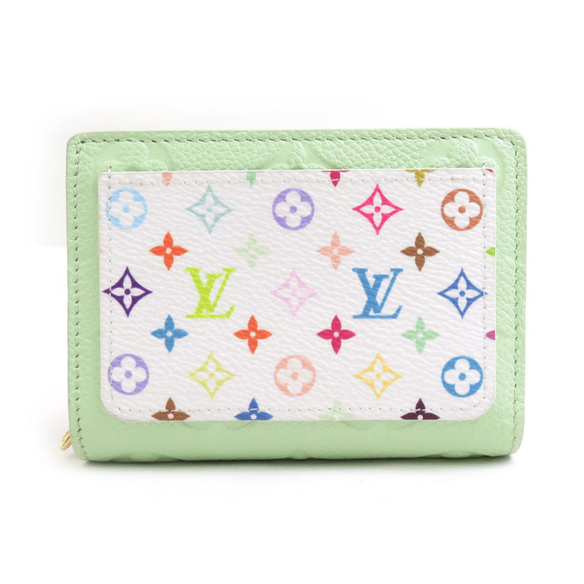 Louis Vuitton Green Monogram Empreinte Wallet (Bi-Fold) (Pre-Owned)