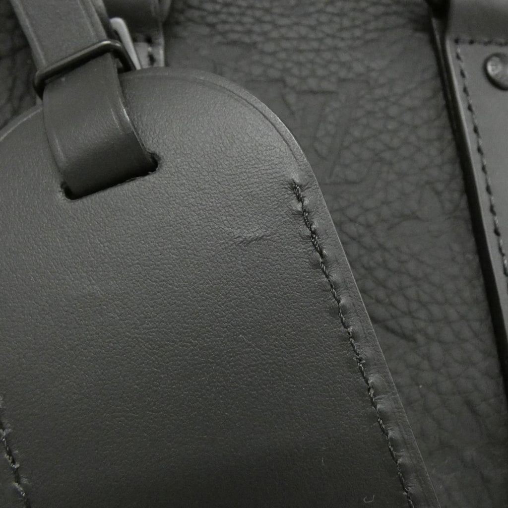Louis Vuitton Black Leather Boston Bag (Pre-Owned)
