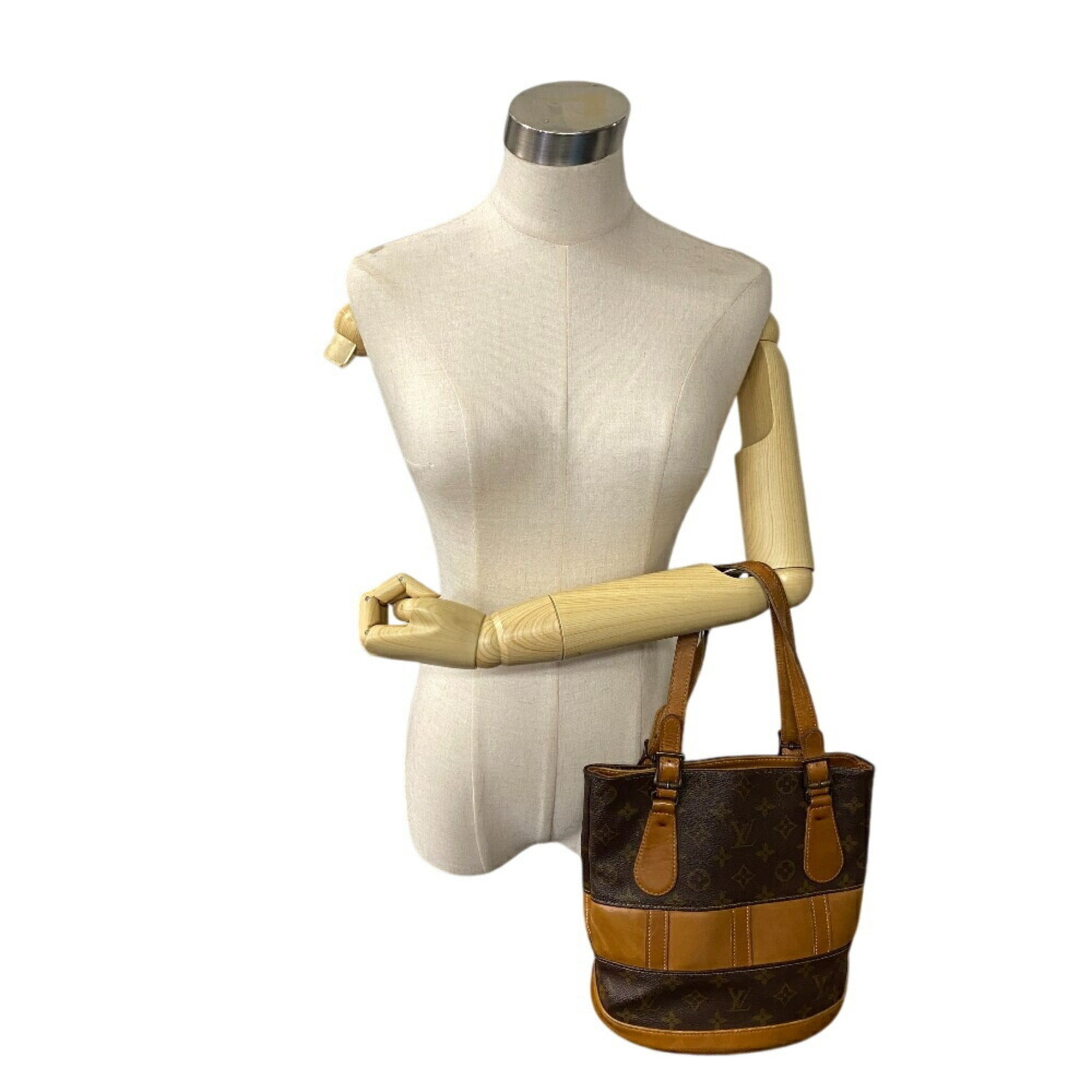 Louis Vuitton Brown Monogram Handbag Pouch (Pre-Owned)