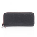 Louis Vuitton Marine Rouge Navy Monogram Empreinte Long Wallet (Bi-Fold) (Pre-Owned)