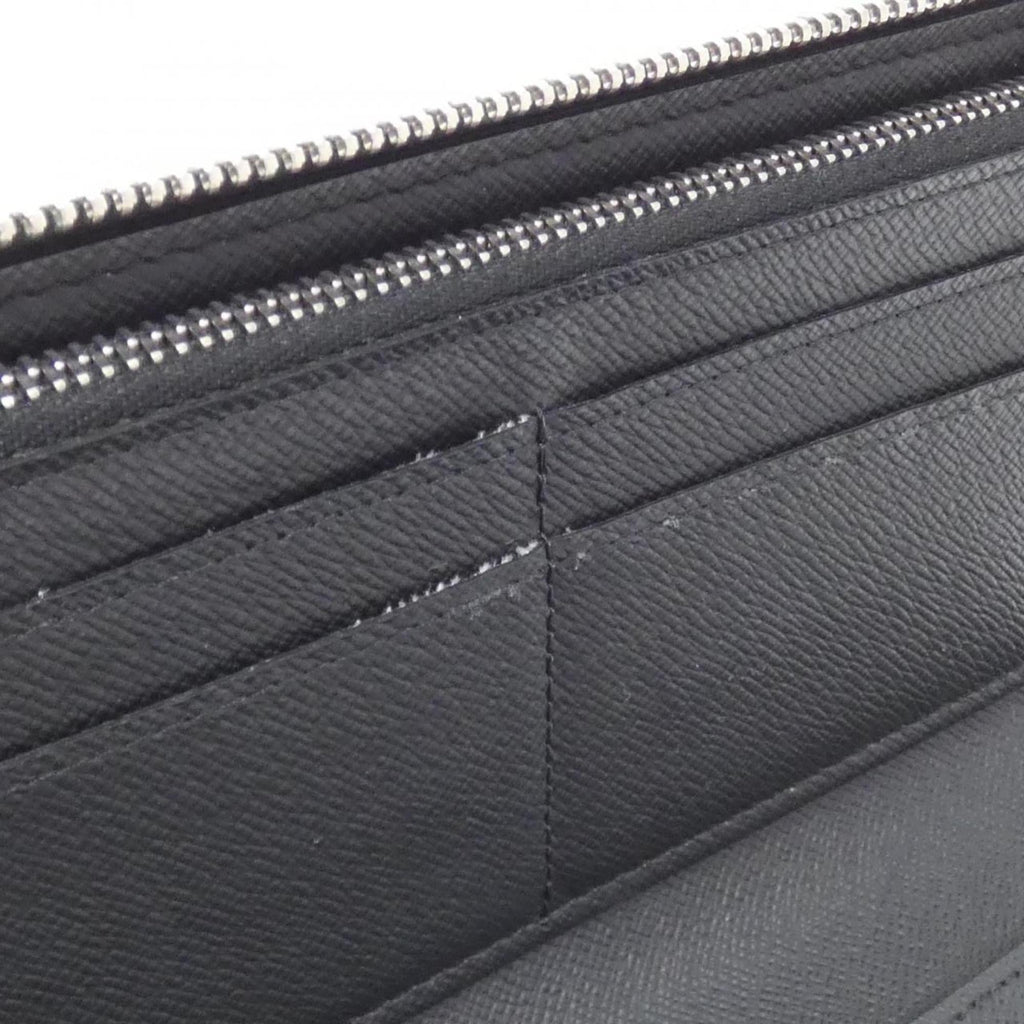 Louis Vuitton Gris Leather Long Wallet (Bi-Fold) (Pre-Owned)