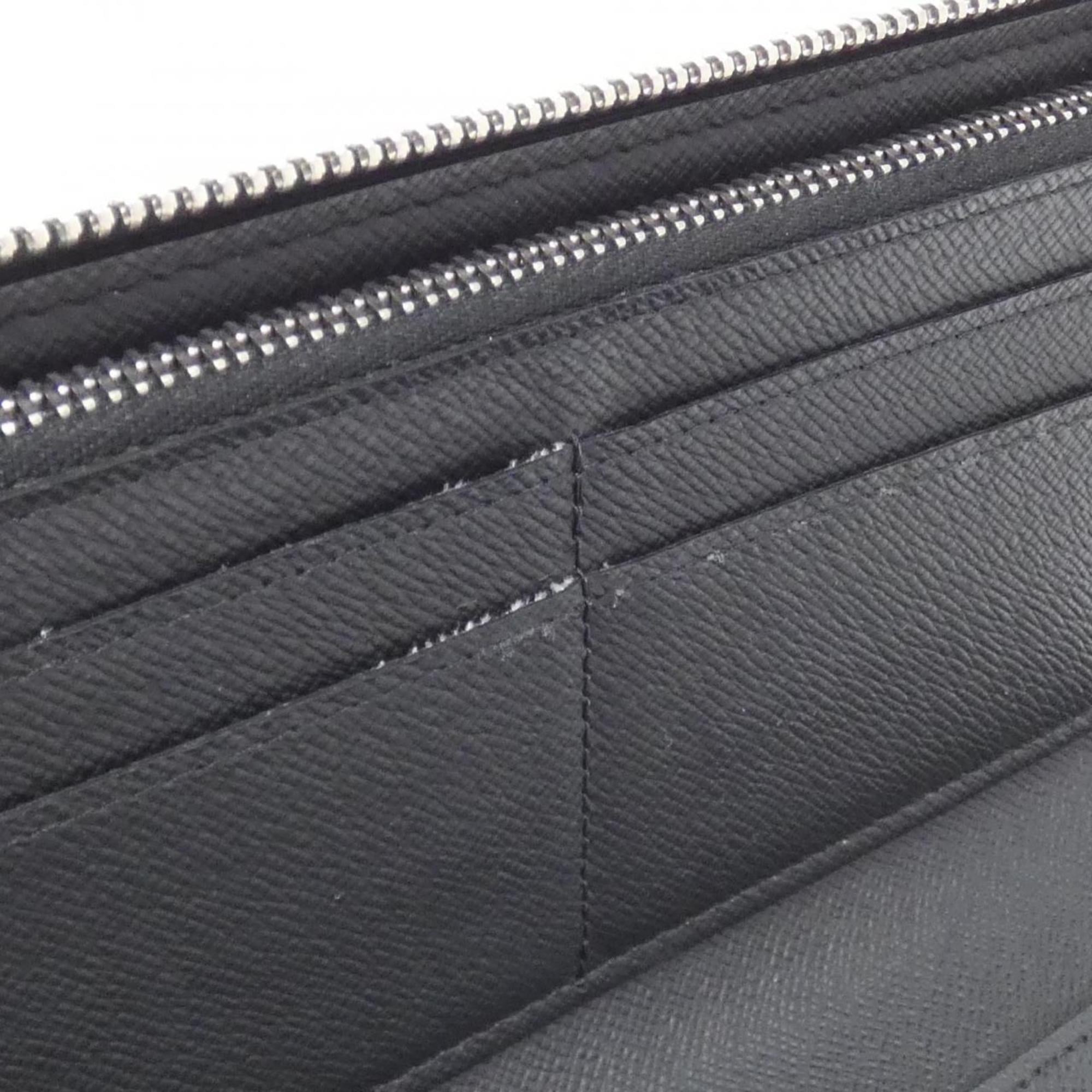 Louis Vuitton Gris Leather Long Wallet (Bi-Fold) (Pre-Owned)