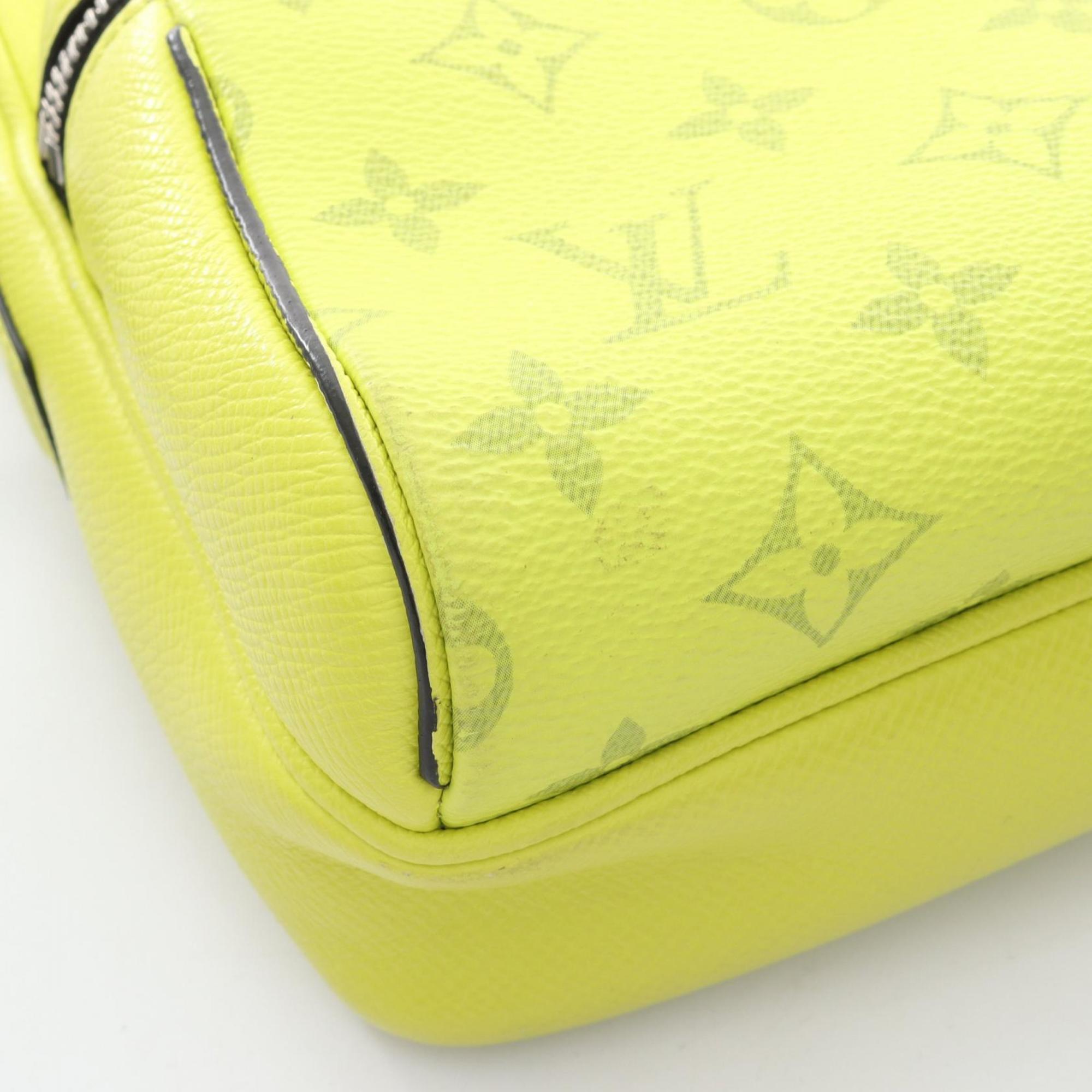 Louis Vuitton Jaune Yellow Coated Canvas Leather Shoulder Bag (Pre-Owned)