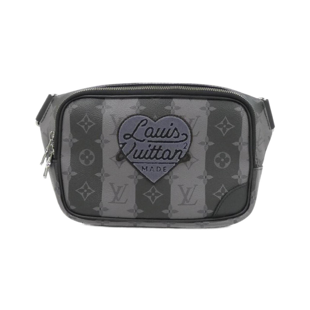 Louis Vuitton Black Coated Canvas Shoulder Bag (Pre-Owned)