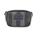 Louis Vuitton Black Coated Canvas Shoulder Bag (Pre-Owned)