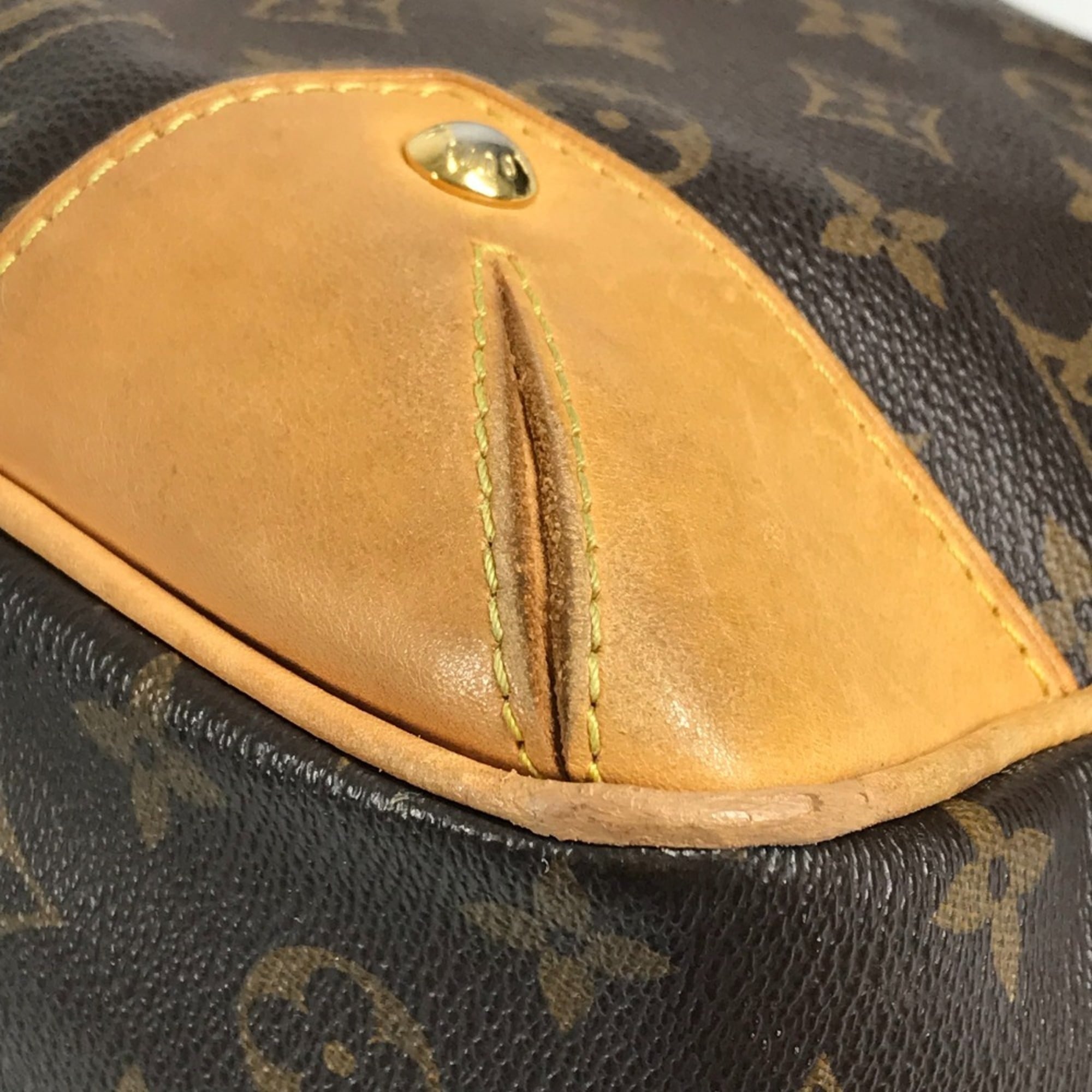 Louis Vuitton Brown Monogram Shoulder Bag Tote Bag (Pre-Owned)