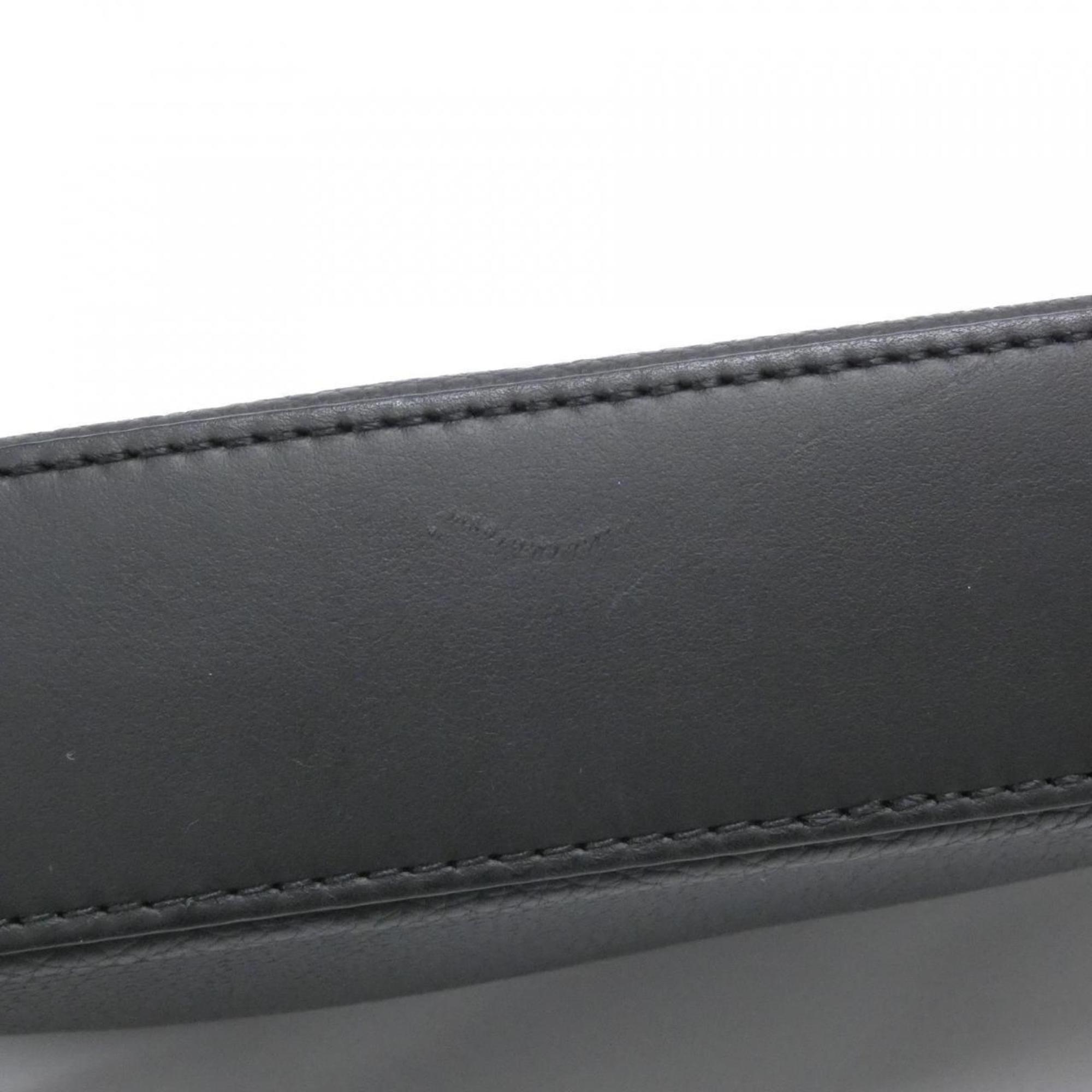Louis Vuitton Black Leather Handbag Pouch (Pre-Owned)