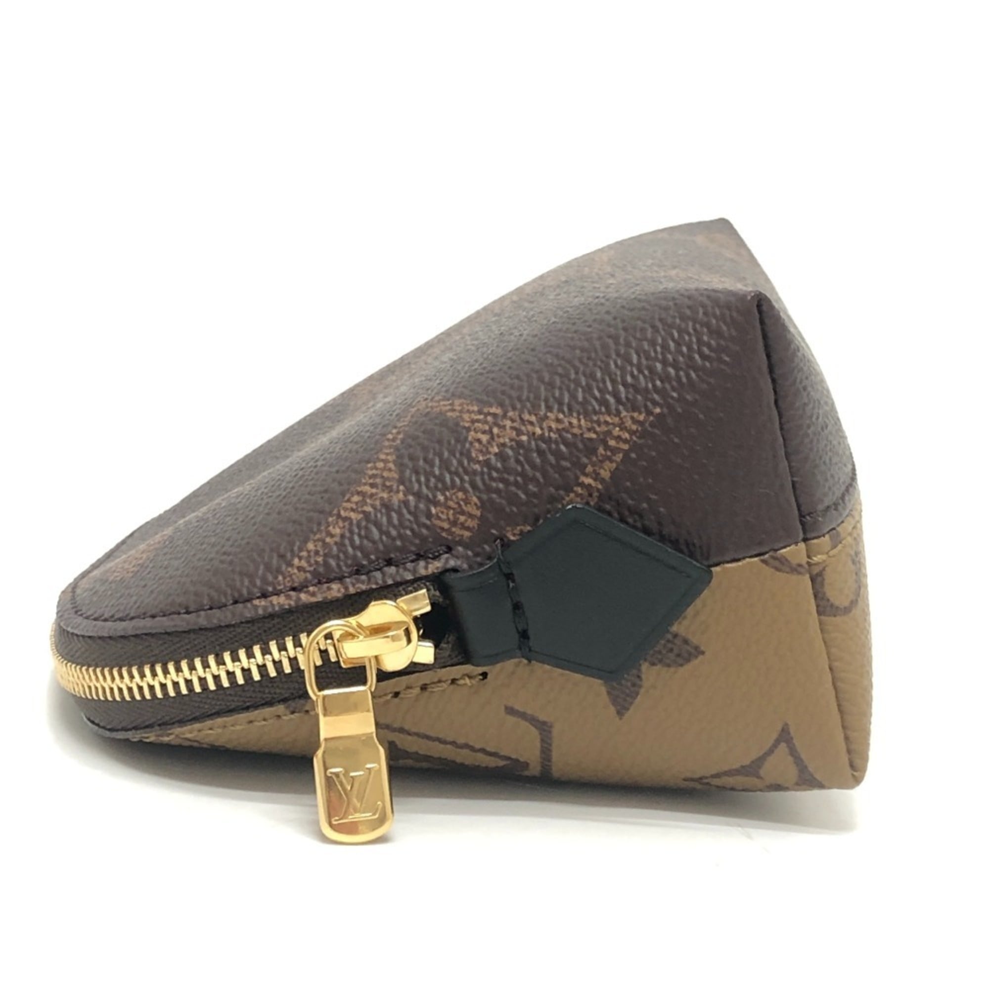 Louis Vuitton Brown Monogram Reverse Pouch (Pre-Owned)