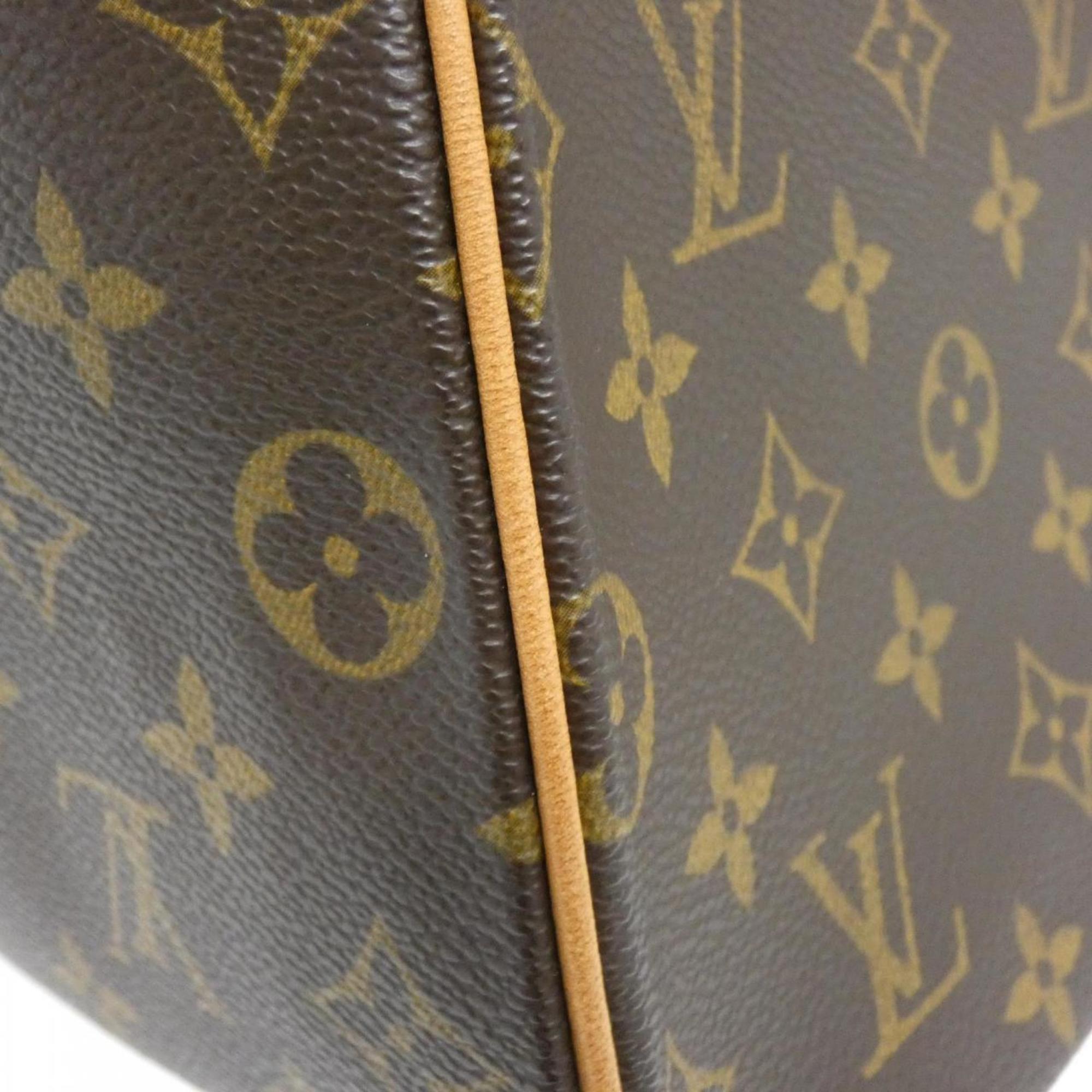 Louis Vuitton Marron Coated Canvas Handbag (Pre-Owned)