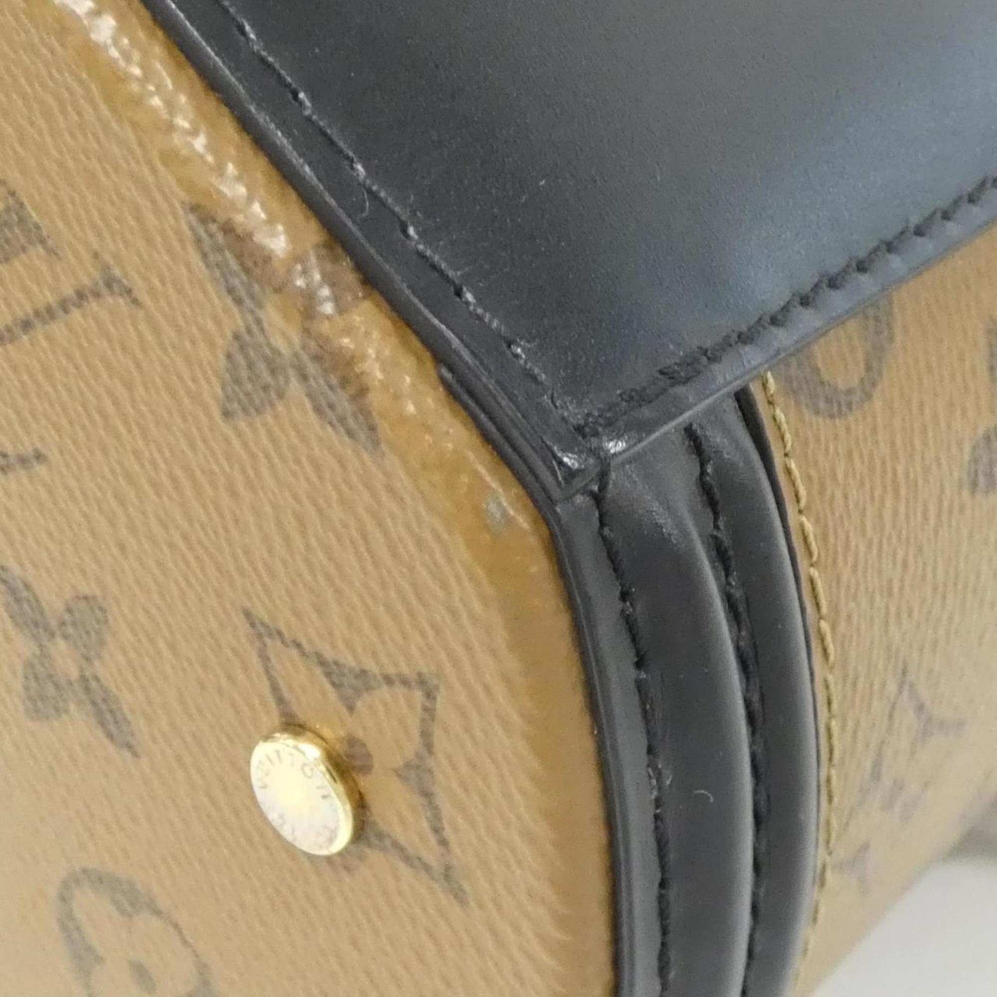 Louis Vuitton Brown Coated Canvas Handbag (Pre-Owned)