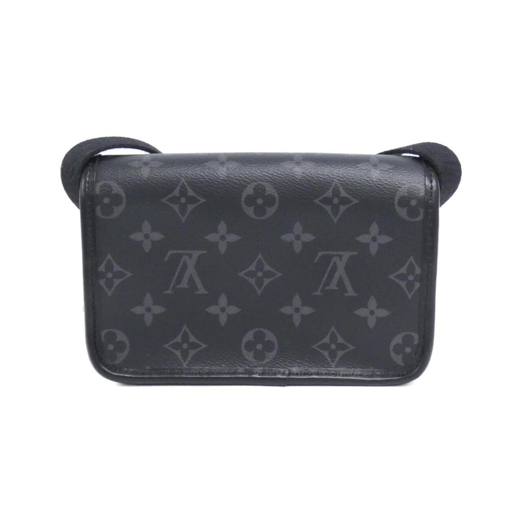 Louis Vuitton Black Coated Canvas Shoulder Bag (Pre-Owned)