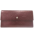 Louis Vuitton Violet Monogram Mat Long Wallet (Tri-Fold) (Pre-Owned)