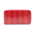 Louis Vuitton Bordeaux Red Color Leather Long Wallet (Bi-Fold) (Pre-Owned)