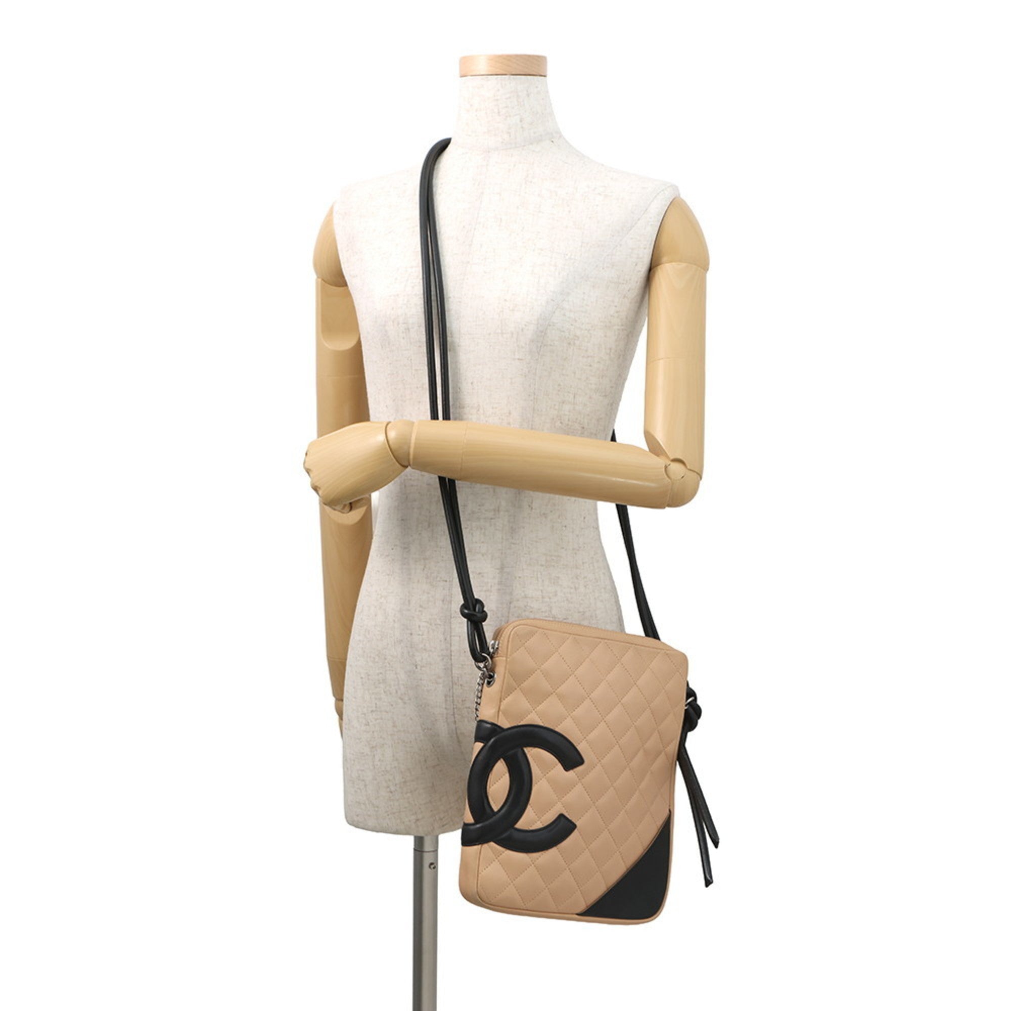 Cambon Crossbody Bag Quilted Leather Medium