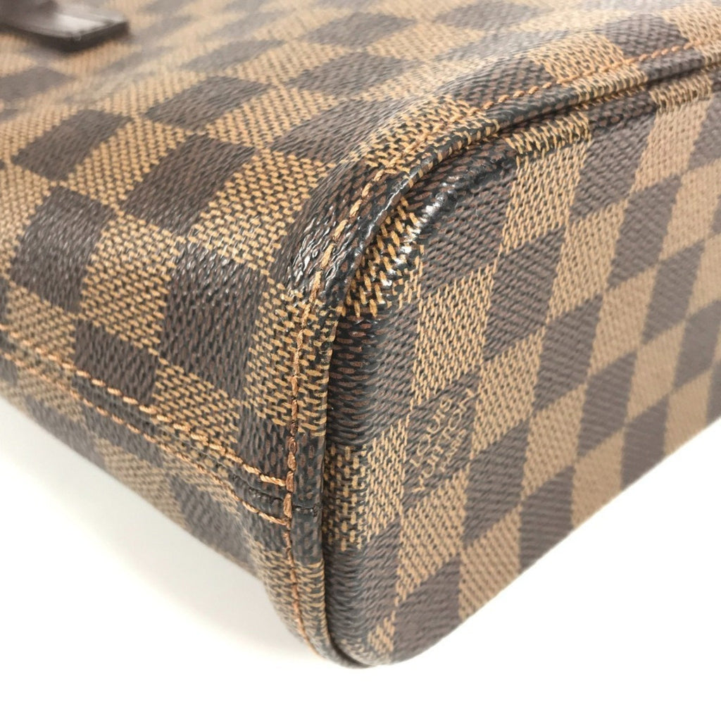 Louis Vuitton Brown Damier Canvas Ebene Damier Canvas Handbag Tote Bag (Pre-Owned)