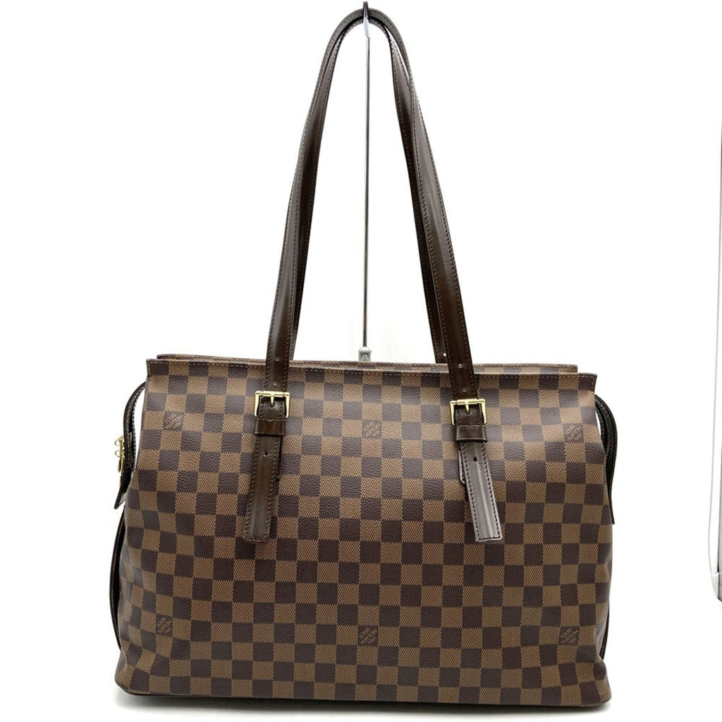 Louis Vuitton Brown Damier Canvas Shoulder Bag Tote Bag (Pre-Owned)