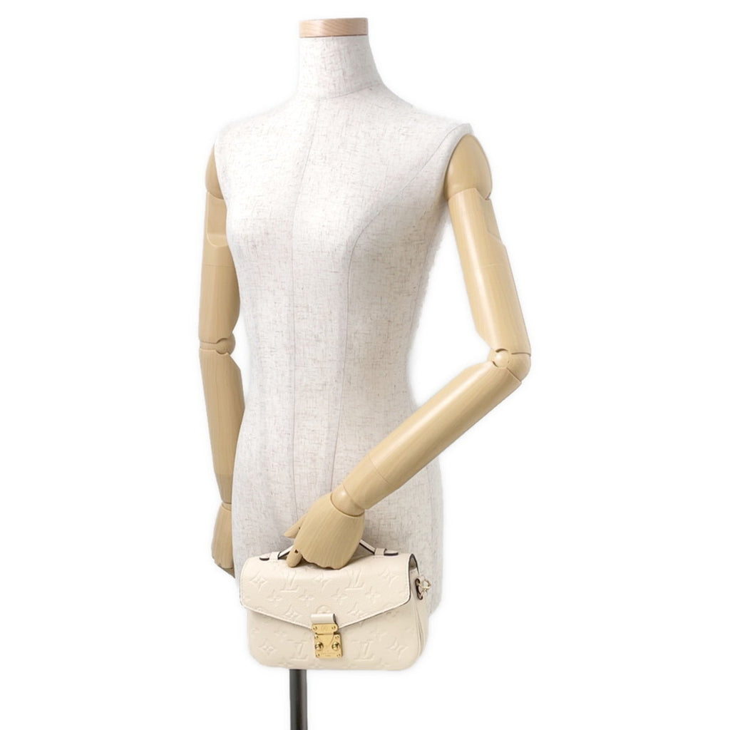 Louis Vuitton Monogram Empreinte Gold Monogram Empreinte Handbag Pochette Shoulder Bag (Pre-Owned)