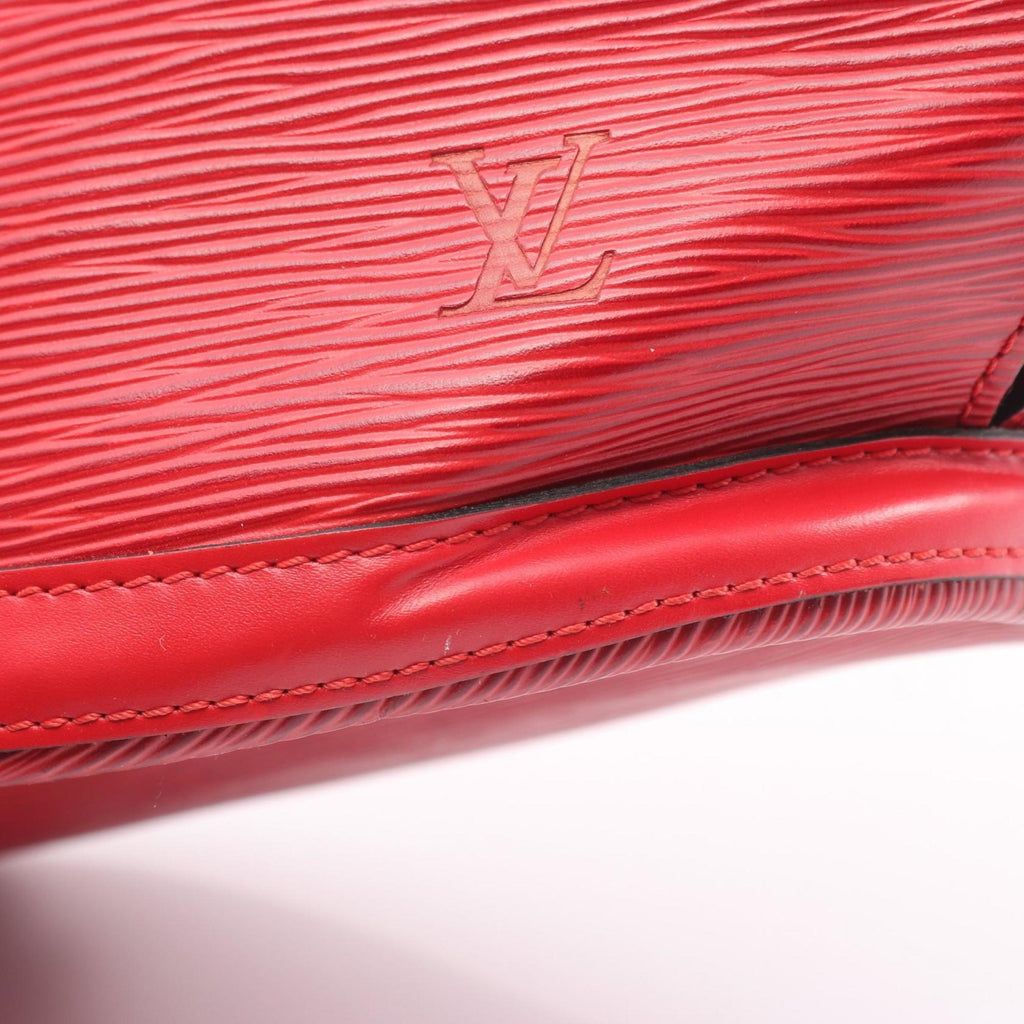 Louis Vuitton Castilian Red Red Color Epi Leather Shoulder Bag (Pre-Owned)