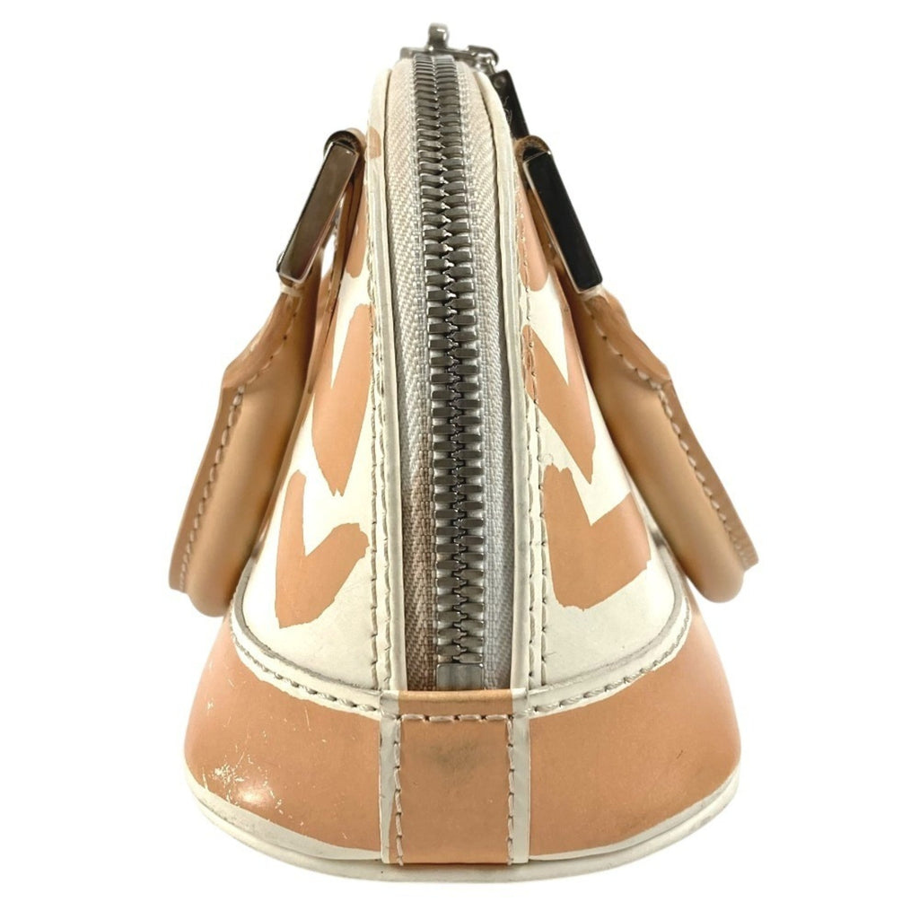 Louis Vuitton Monogram Graffiti Beige White Monogram Graffiti Handbag (Pre-Owned)