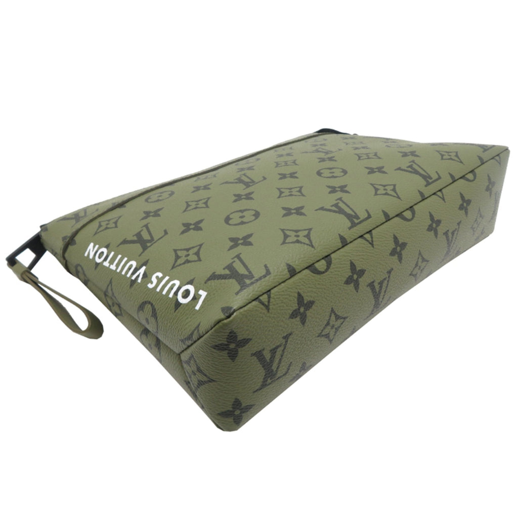 Louis Vuitton Monogram Green Monogram Clutch Bag (Pre-Owned)