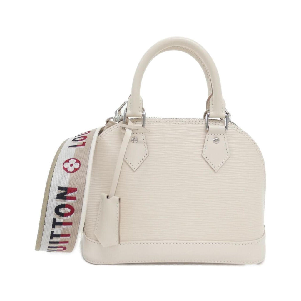 Louis Vuitton Silver Leather Handbag (Pre-Owned)