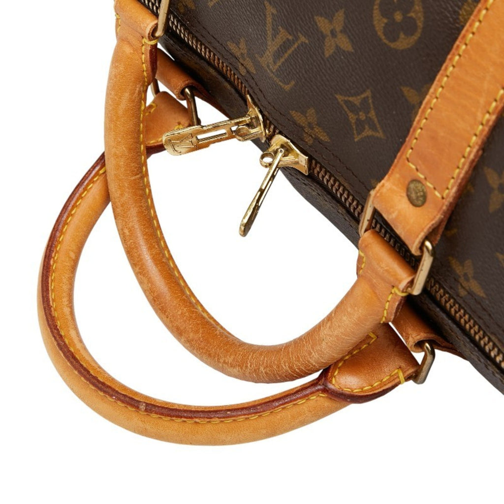 Louis Vuitton Monogram Brown Monogram Monogram Pvc Leather Boston Bag Shoulder Bag (Pre-Owned)