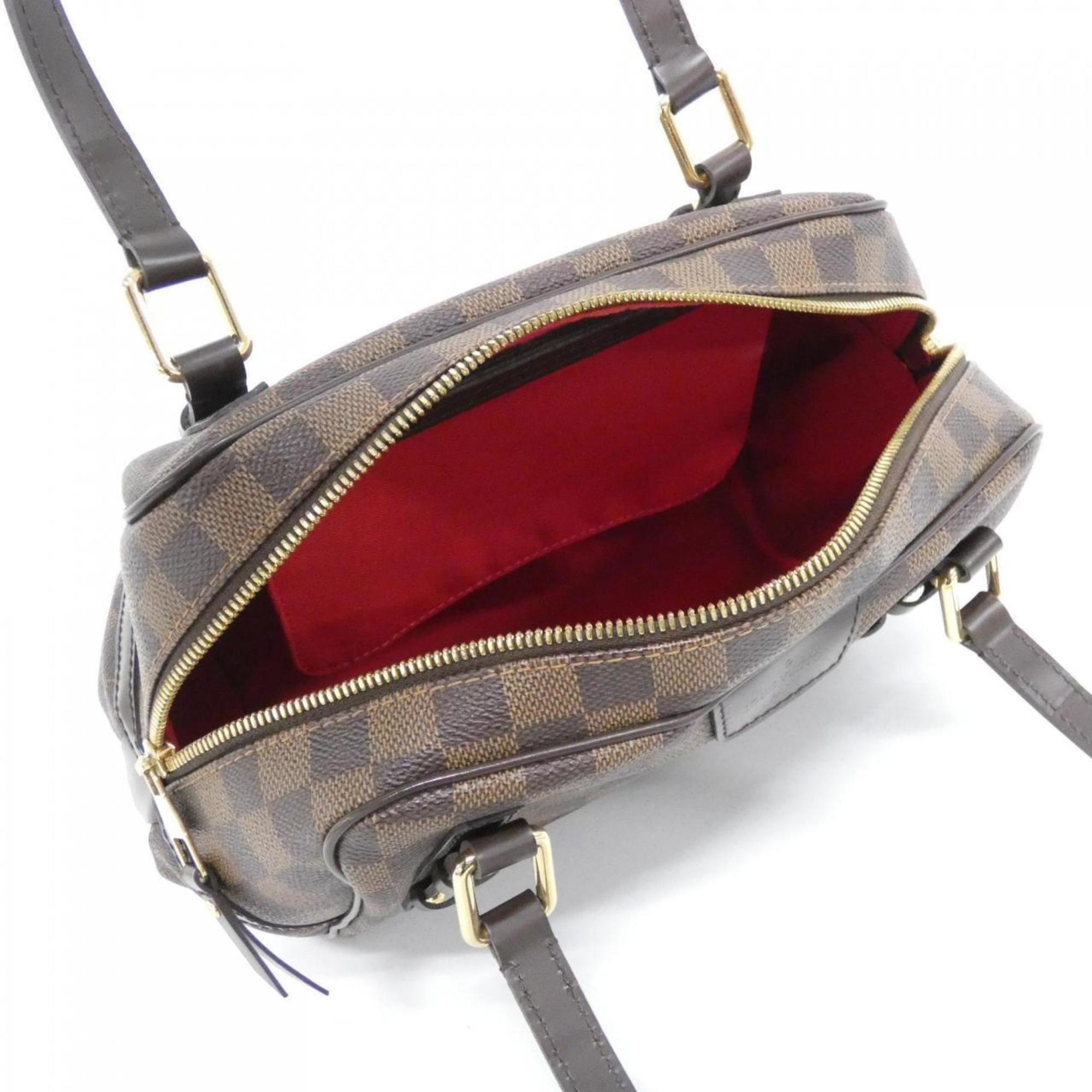 Louis Vuitton Brown Coated Canvas Shoulder Bag (Pre-Owned)