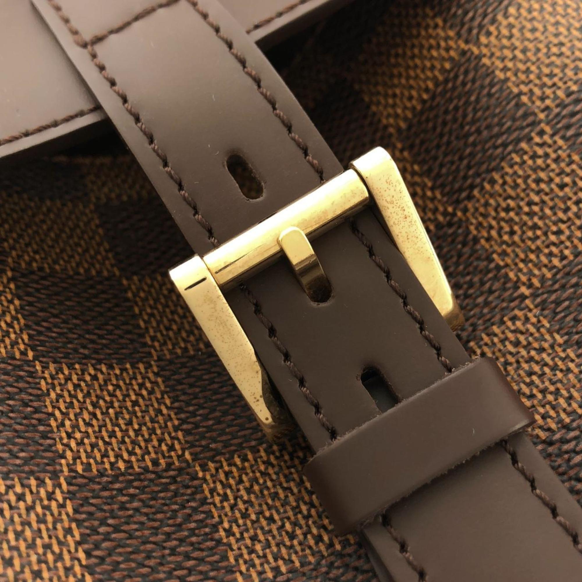 Louis Vuitton Brown Coated Canvas Handbag (Pre-Owned)