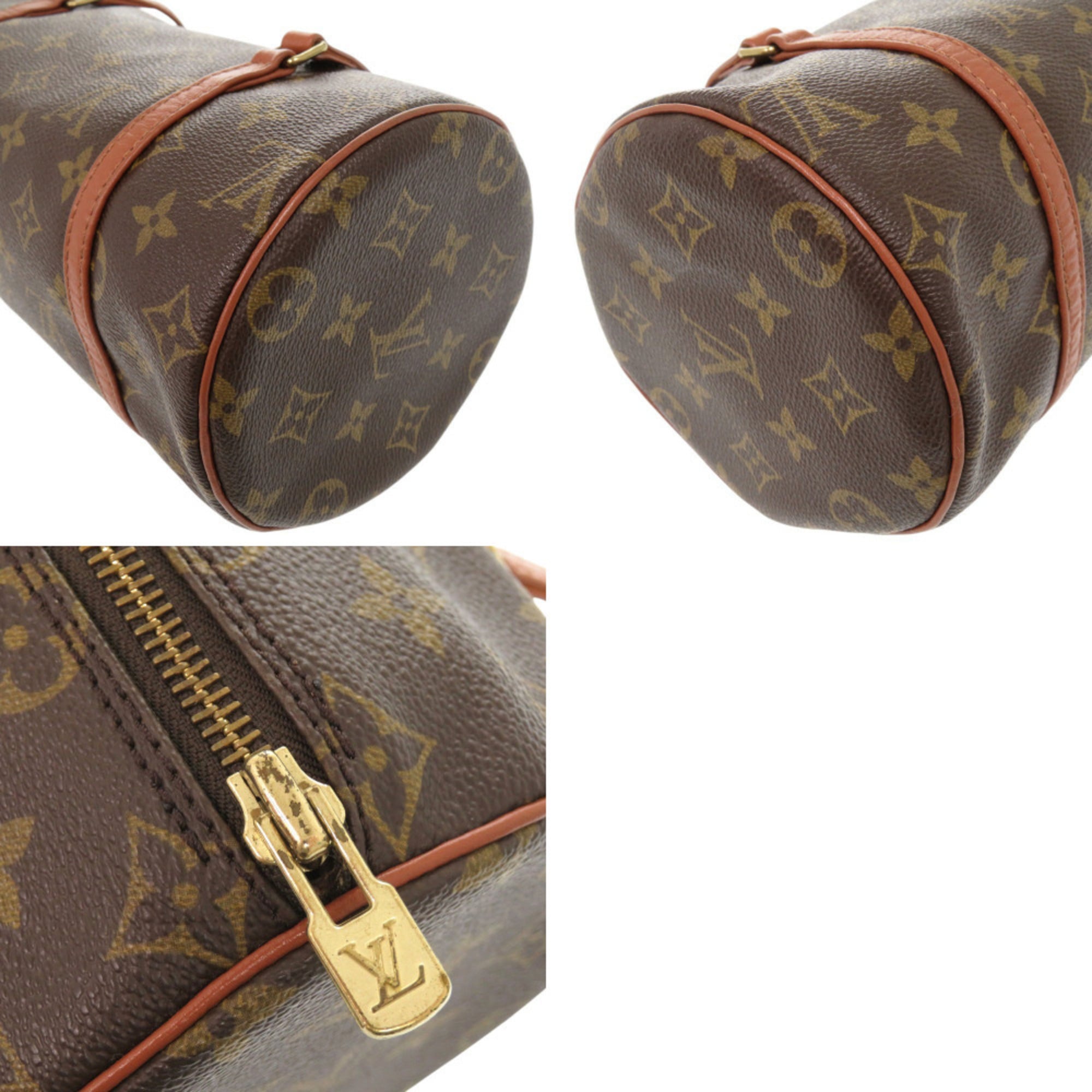 Louis Vuitton Brown Monogram Canvas Handbag (Pre-Owned)