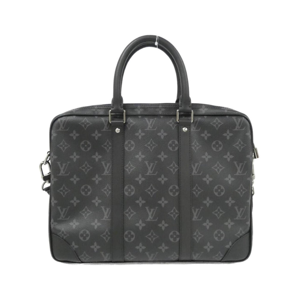 Louis Vuitton Black Coated Canvas Handbag (Pre-Owned)