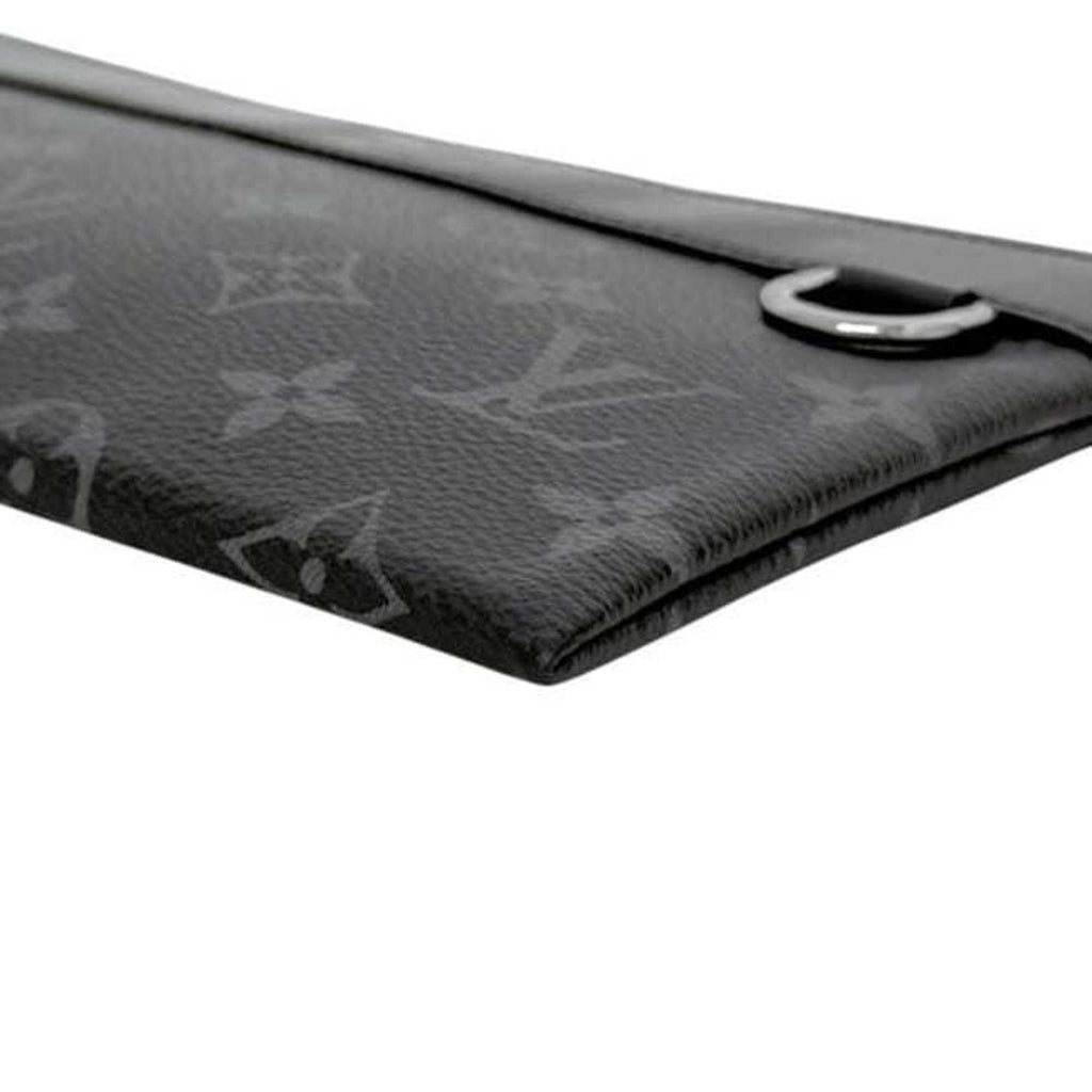 Louis Vuitton Black Monogram Eclipse Monogram Eclipse Leather Pochette Pouch (Pre-Owned)