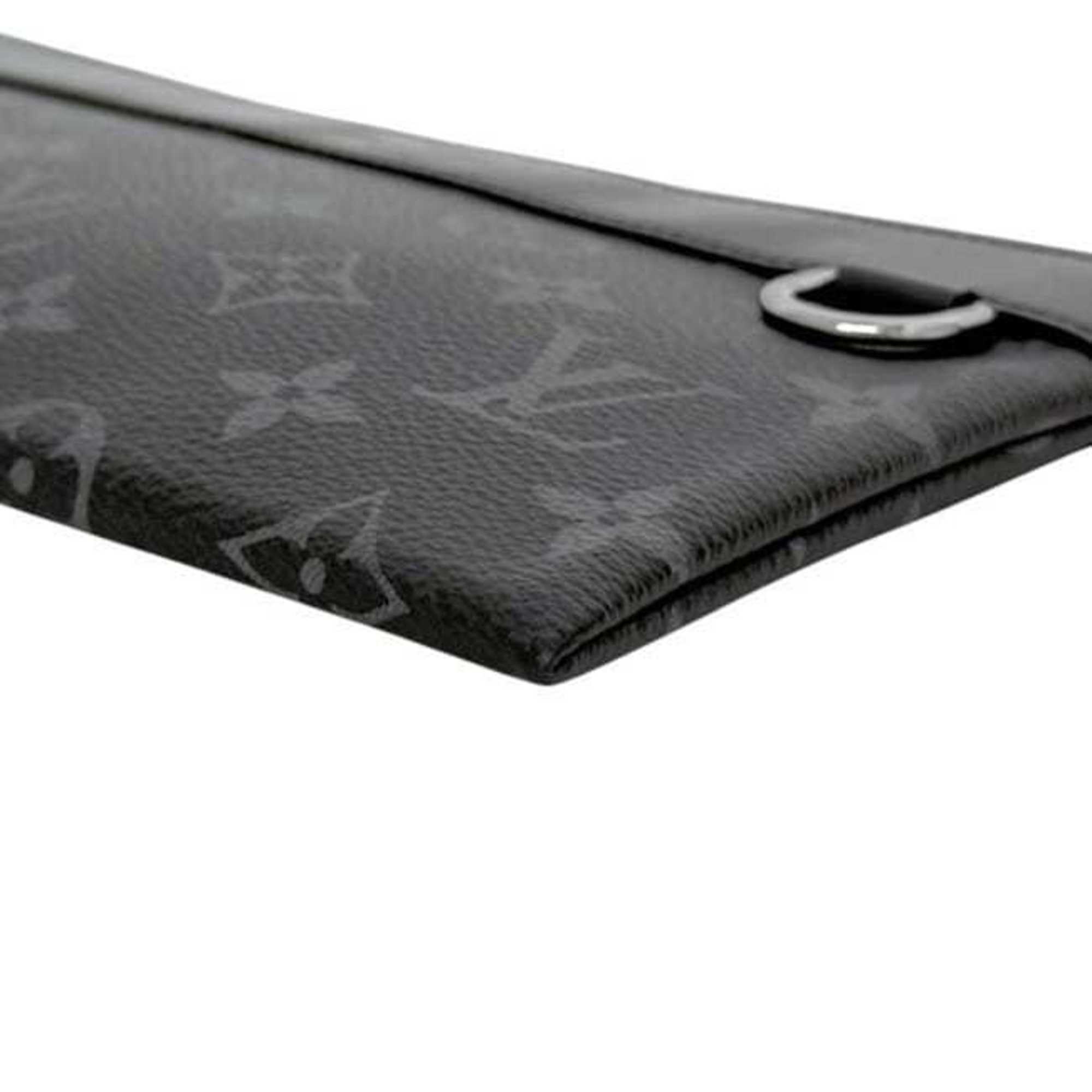 Louis Vuitton Black Monogram Eclipse Monogram Eclipse Leather Pochette Pouch (Pre-Owned)