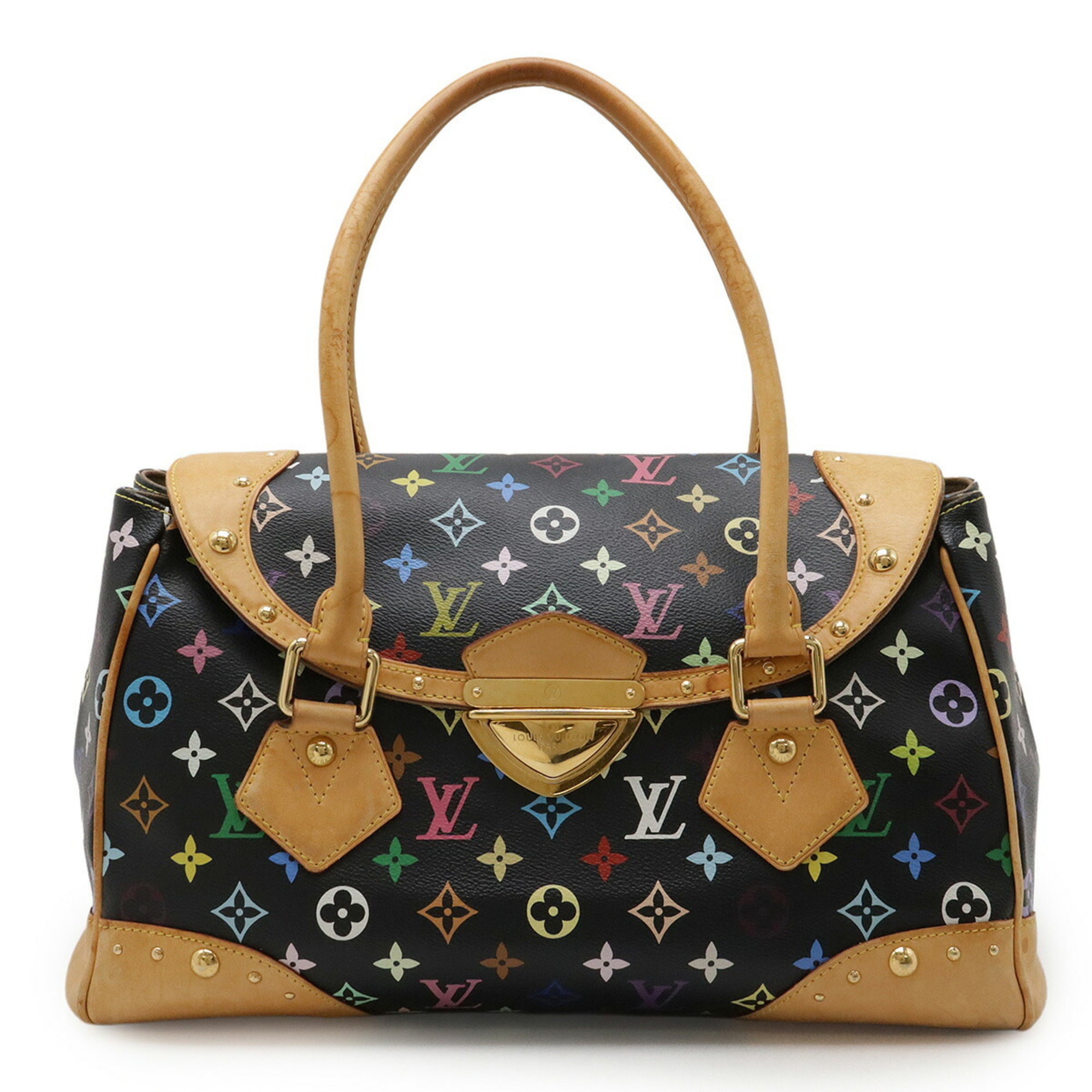 Louis Vuitton Black Multi-Color Noir Monogram Multicolore Shoulder Bag (Pre-Owned)