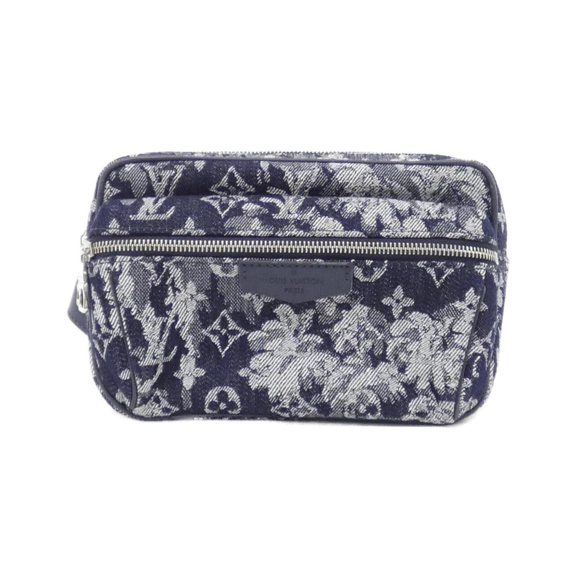 Louis Vuitton Blue Denim Fanny Pack (Pre-Owned)