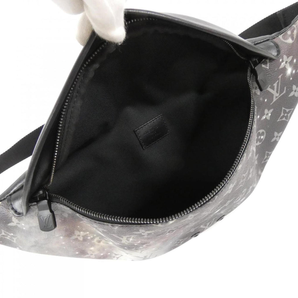Louis Vuitton Black Silver Coated Canvas Shoulder Bag (Pre-Owned)