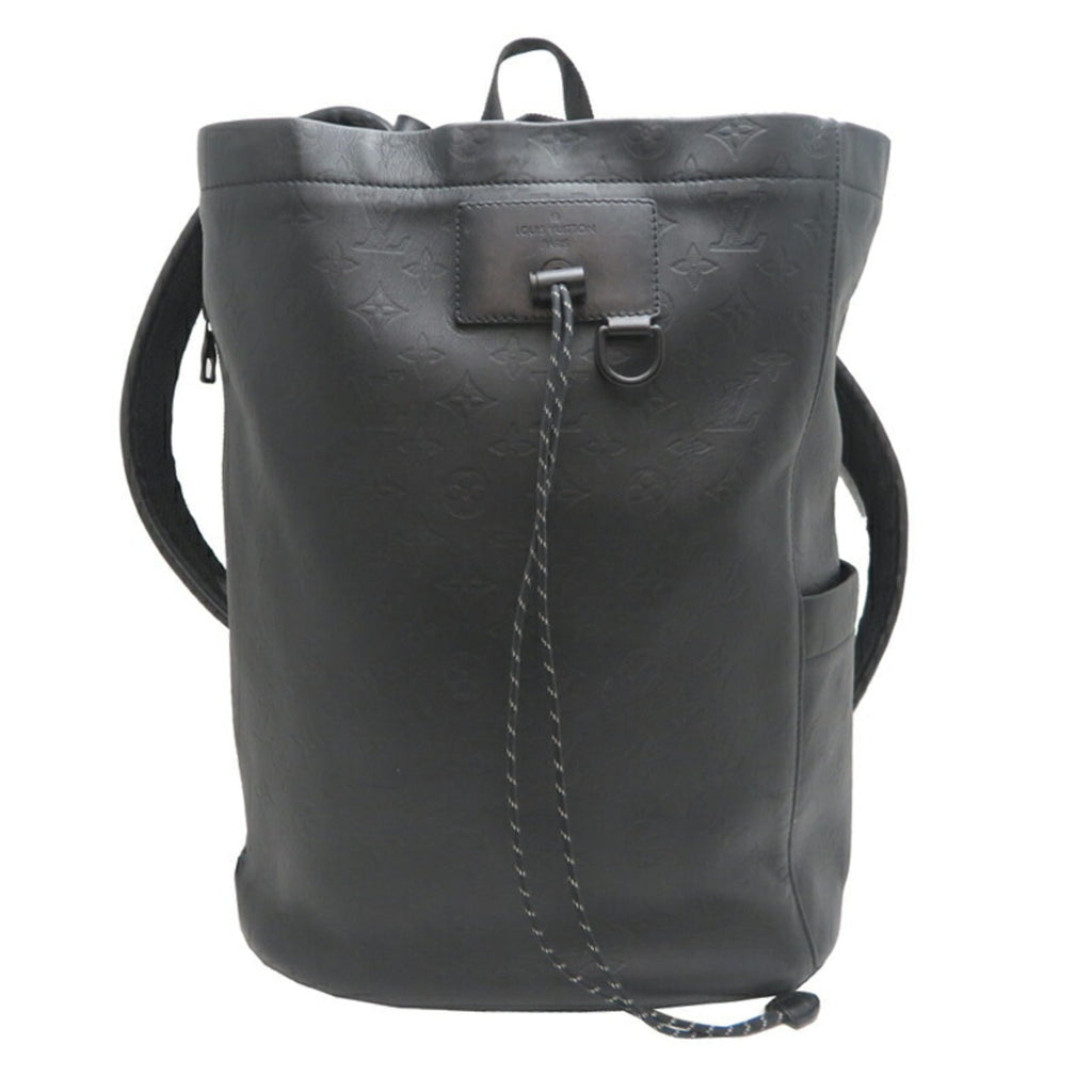 Louis Vuitton Monogram Shadow Black Noir Monogram Shadow Backpack (Pre-Owned)