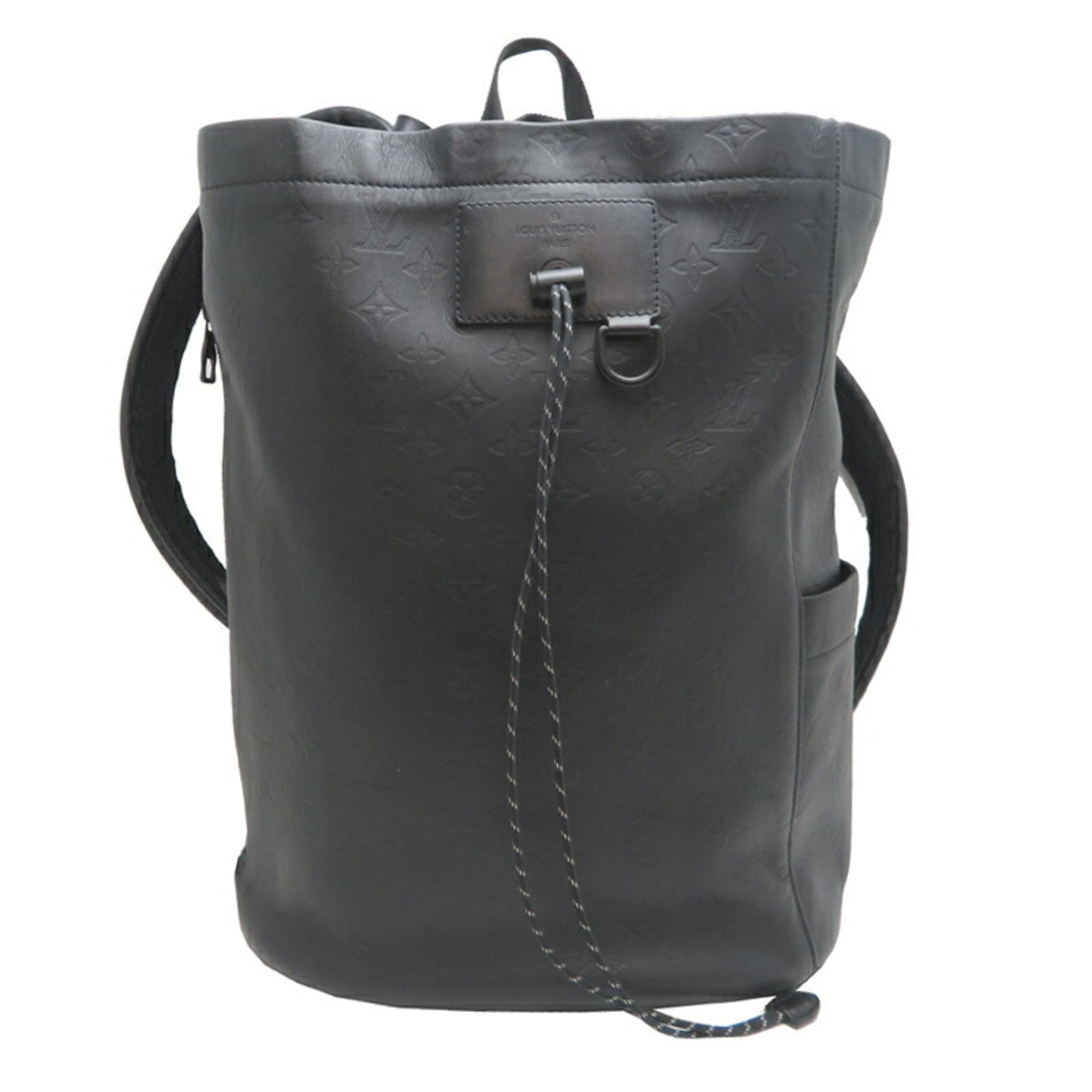 Louis Vuitton Monogram Shadow Black Noir Monogram Shadow Backpack (Pre-Owned)